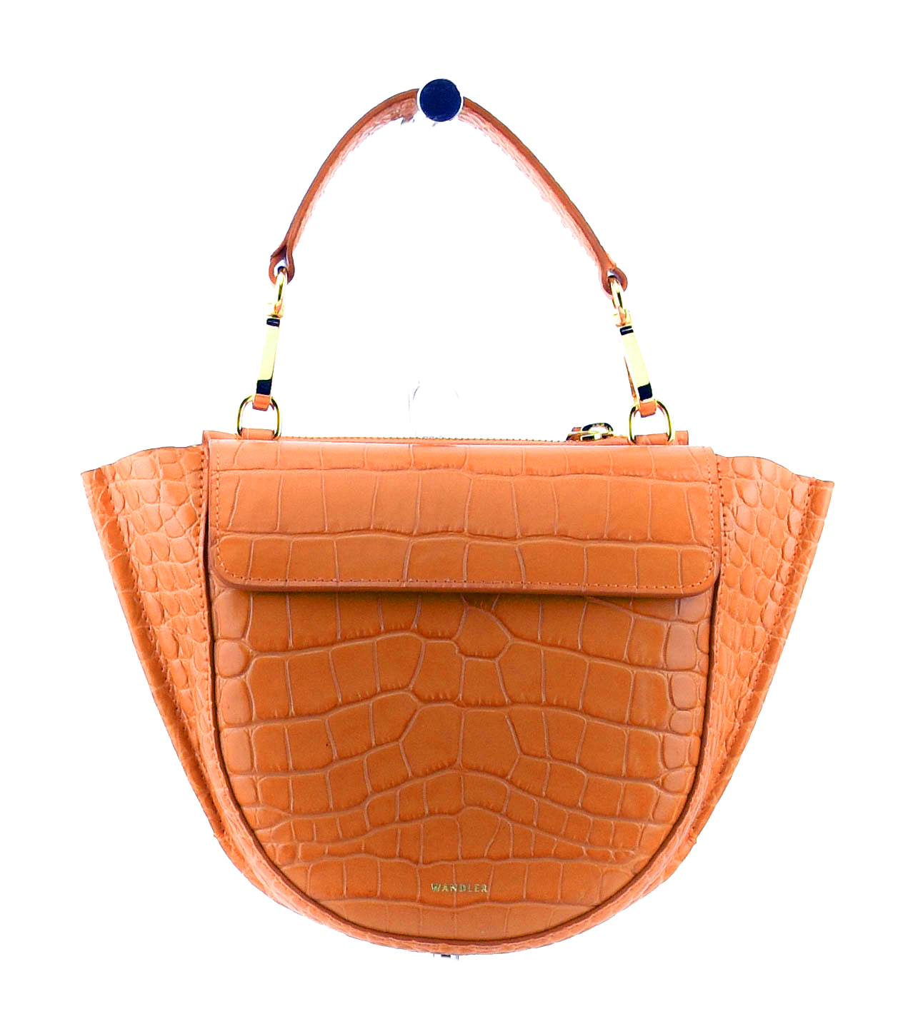 WANDLER HORTENSIA MINI CROCO ORANGE