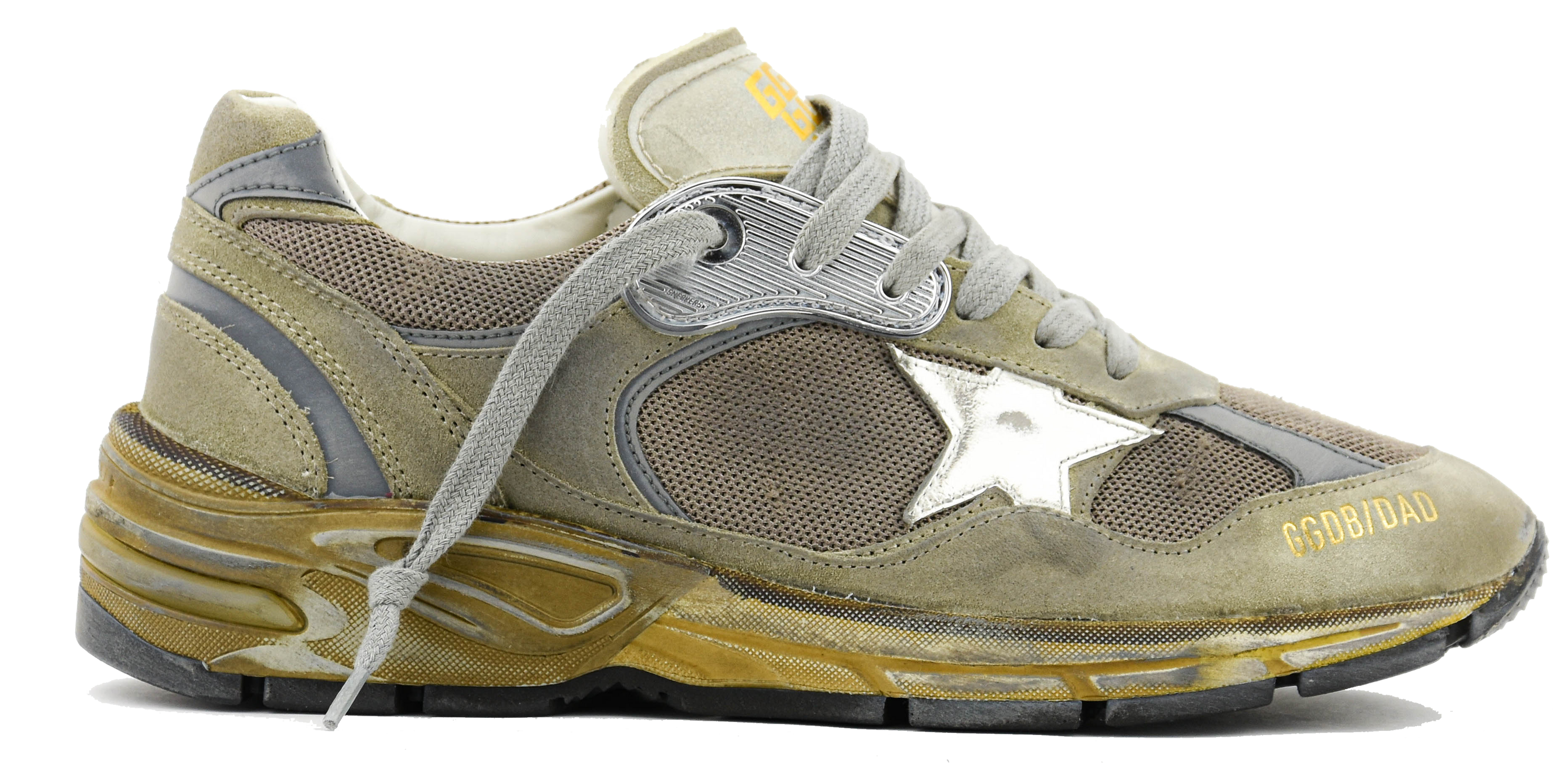 GOLDEN GOOSE RUNNING DAD TAUPE