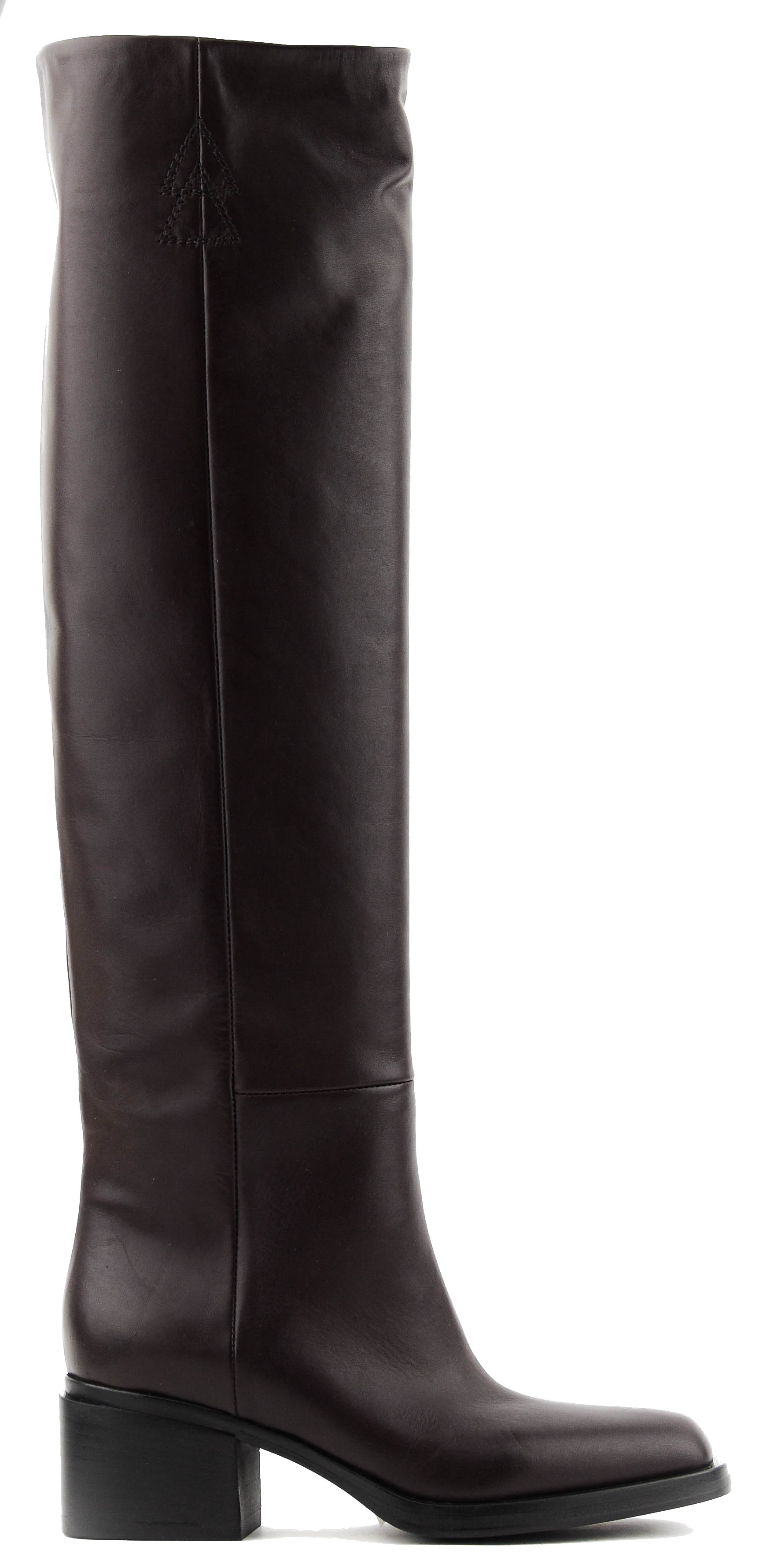 ELENA IACHI LONG BOOT SQUARE BORDO – Paul warmer