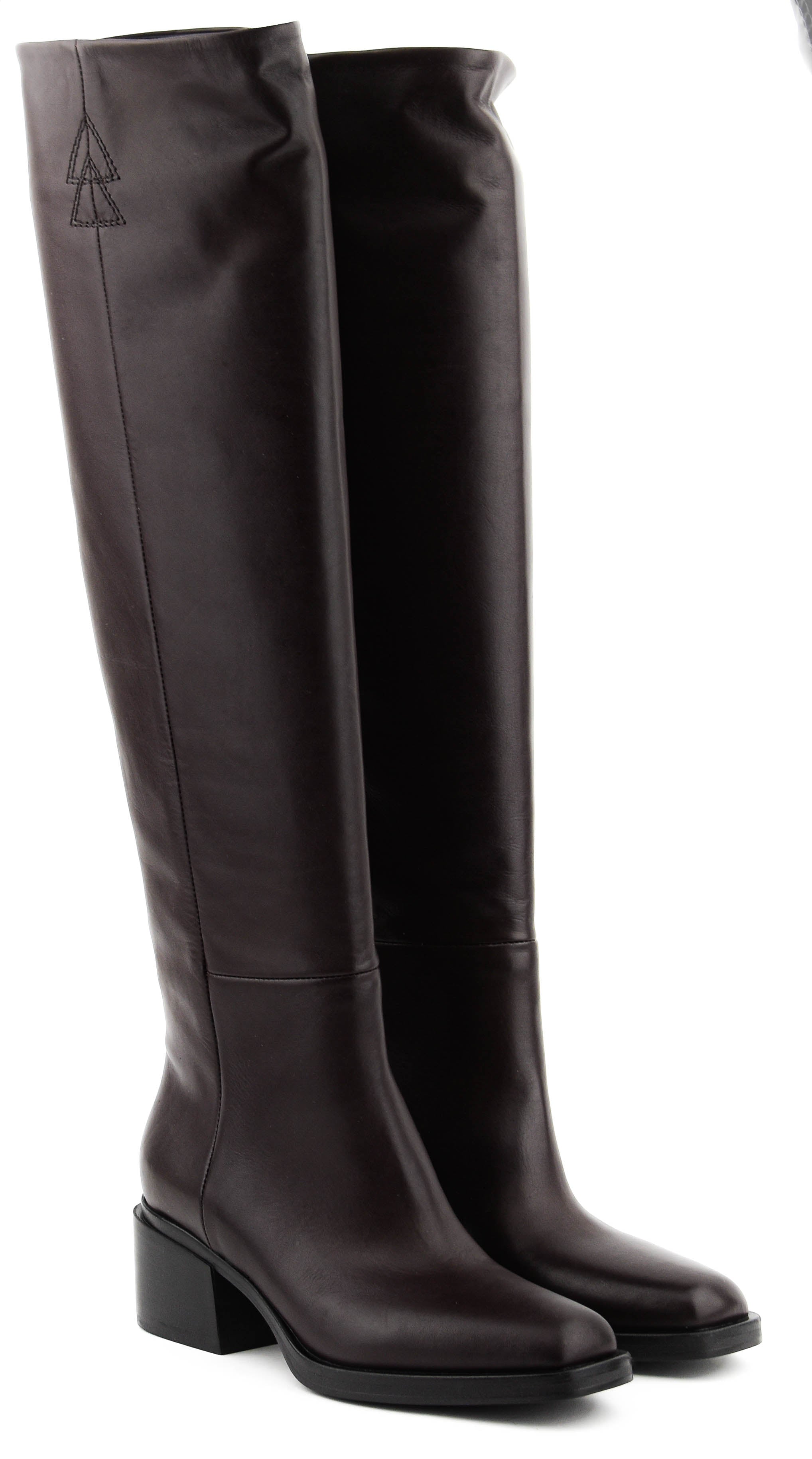 ELENA IACHI LONG BOOT SQUARE BORDO