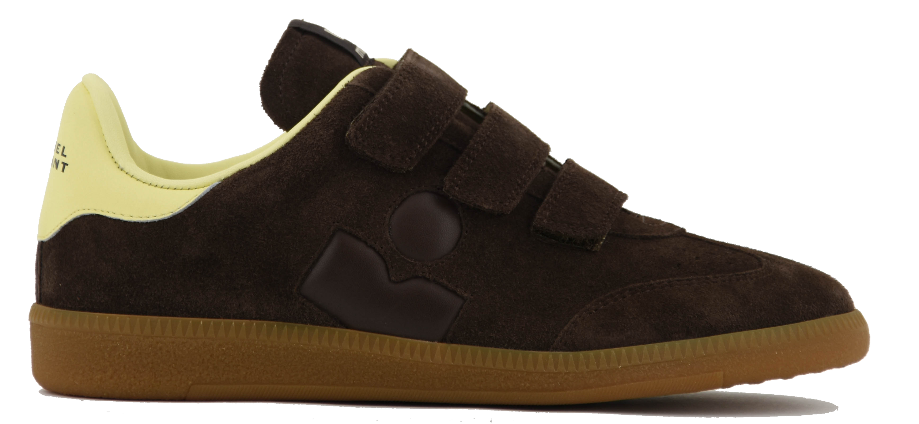 ISABEL MARANT BETH SNEAKER CHOCOLATE YELLOW