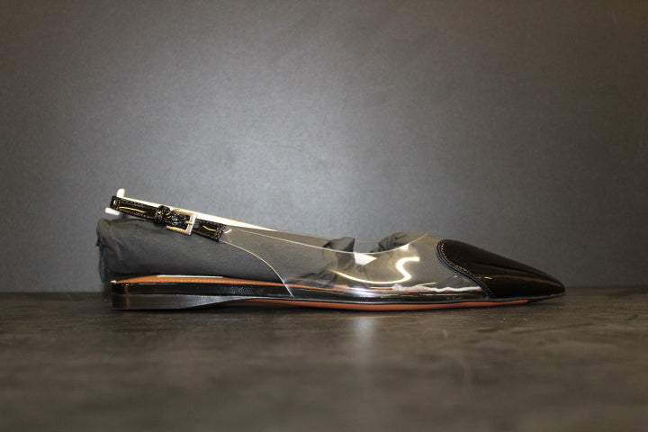 ALAIA LE COEUR BALLERINA BLACK