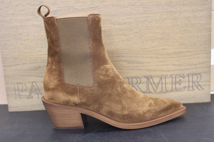 GIANVITO ROSSI WYLIE BOOTIE TAN