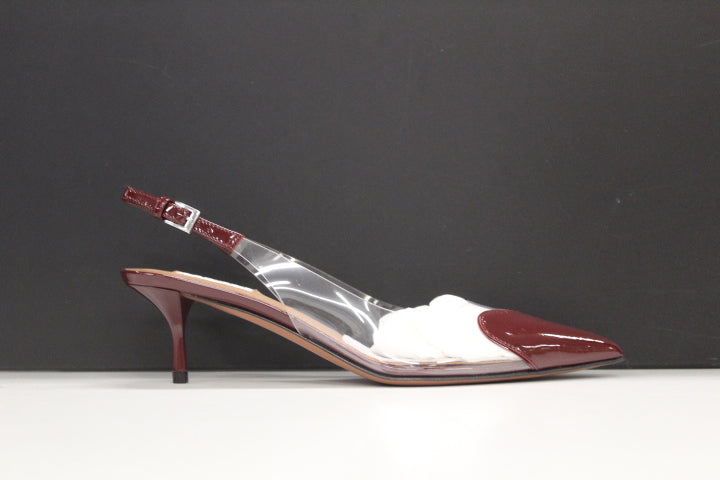 ALAIA SLINGBACK 55 ROUGE GRENAT