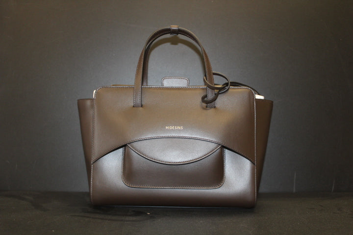 HIDESINS BAG FLAP M DARK BROWN