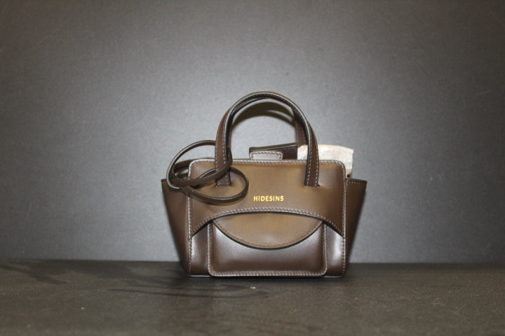 HIDESINS BAG FLAP XS DARK BROWN