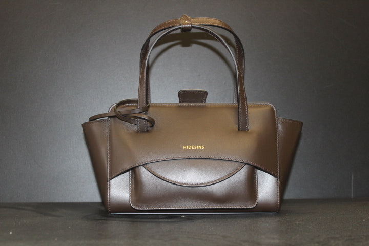 HIDESINS BAG FLAP S DARK BROWN