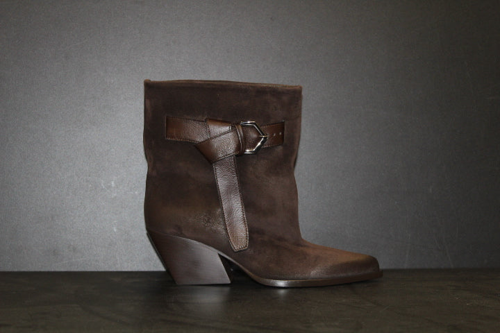 ELENA IACHI SHORT BOOT KNOT BROWN