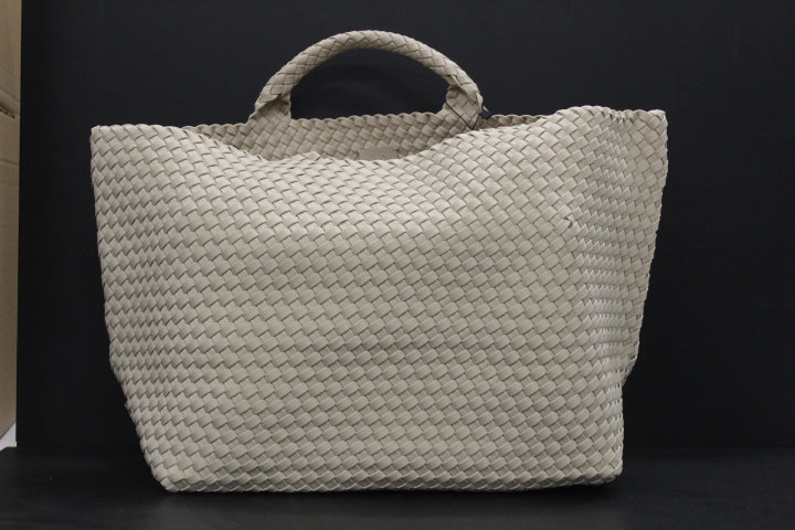 NAGHEDI ST BARTHS LARGE TOTE ECRU