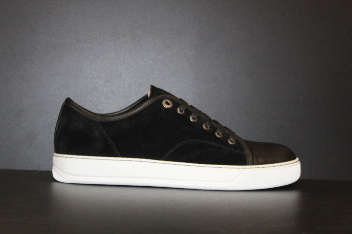 LANVIN CLASSIC TOECAP BLACK SUEDE/LEATHER
