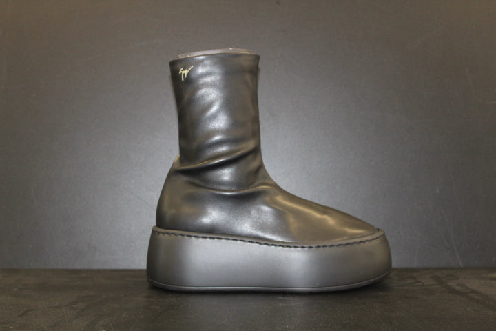 GIUSEPPE ZANOTTI STRETCH BOOTIE PLATFORM BLACK