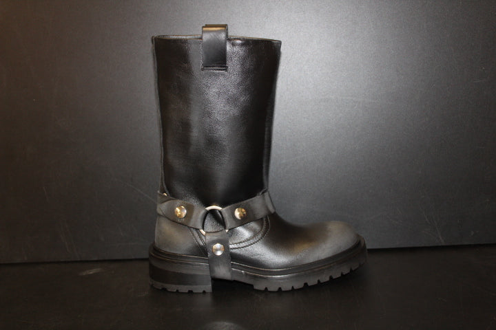 GOLDEN GOOSE KURT BOOT BLACK LEATHER