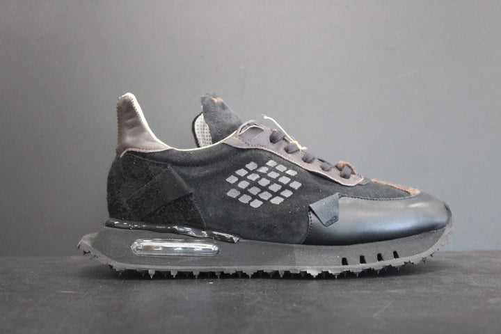 BePositive + RACE SNEAKER BLACK BROWN