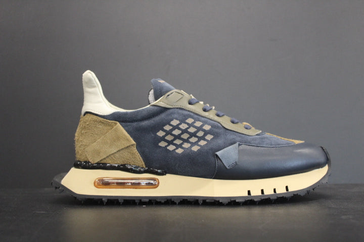 BePositive + RACE SNEAKER NAVY MILITARY