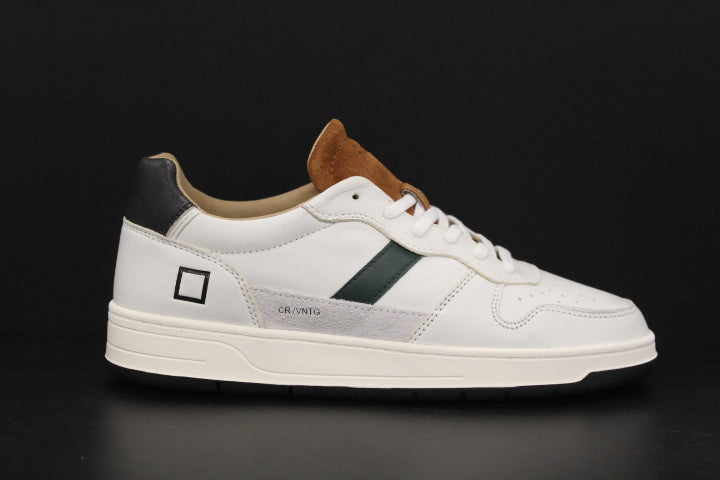 DATE COURT 2.0 VINTAGE WHITE CUOIO