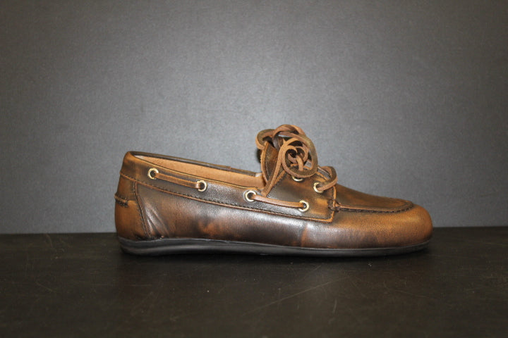 POSA BOAT LOAFER BOX LEATHER COFFEE