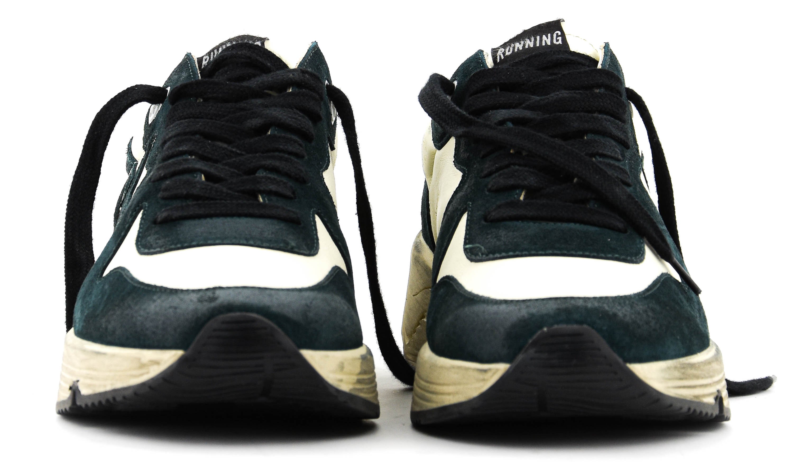 GOLDEN GOOSE RUNNING SOLE DARK GREEN