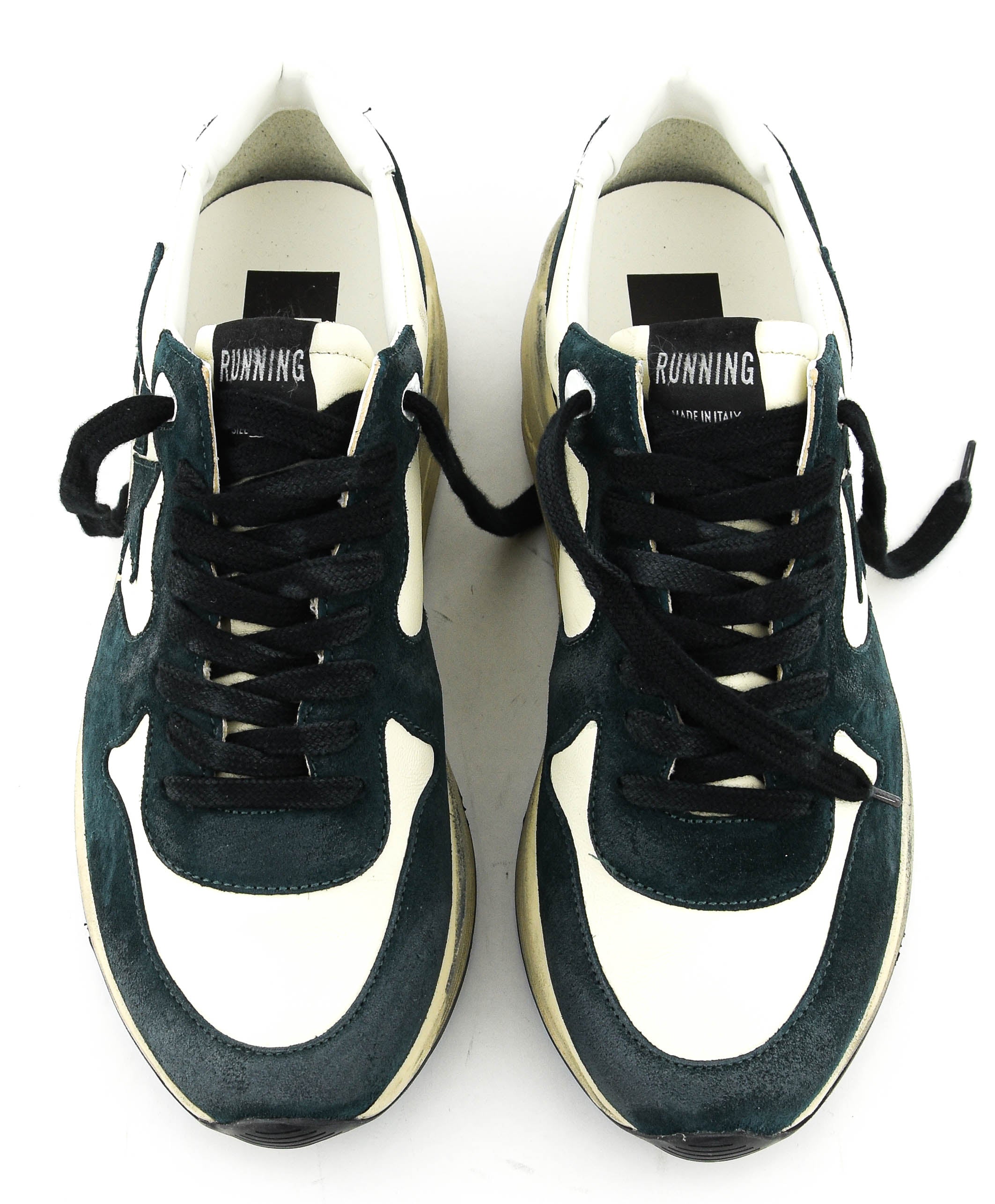 GOLDEN GOOSE RUNNING SOLE DARK GREEN