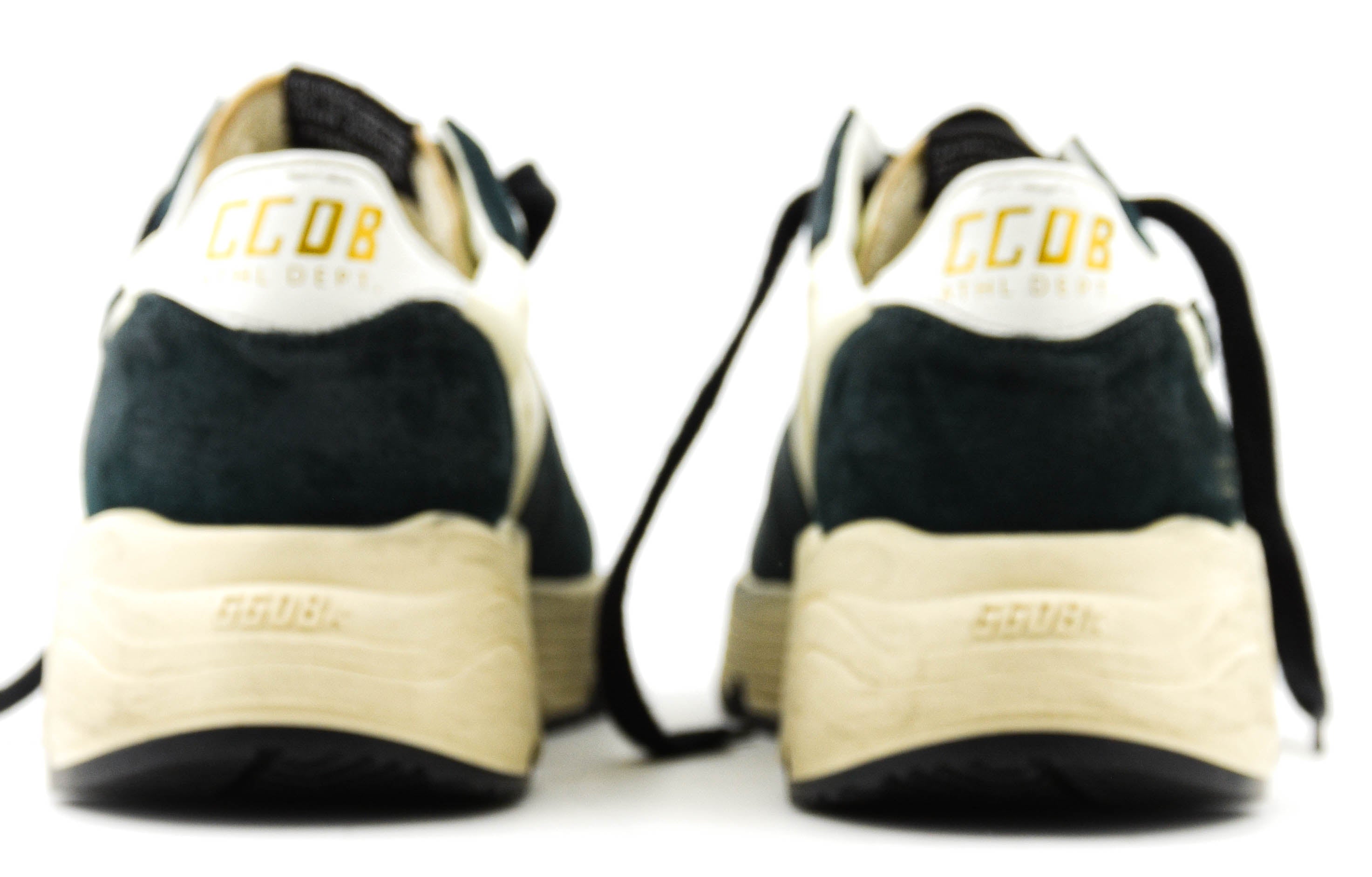 GOLDEN GOOSE RUNNING SOLE DARK GREEN