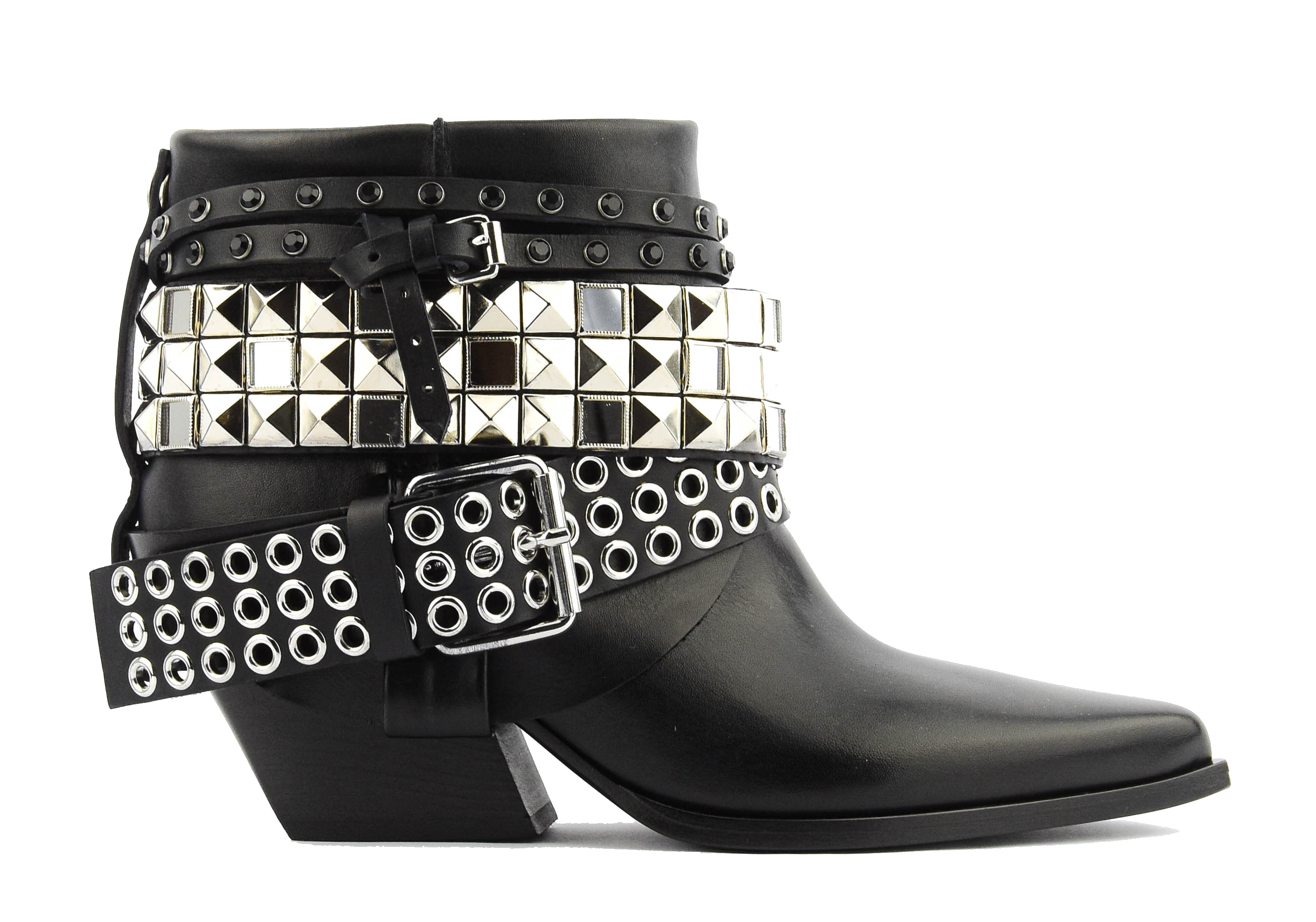 ELENA IACHI ROCKSTAR BOOT BLACK