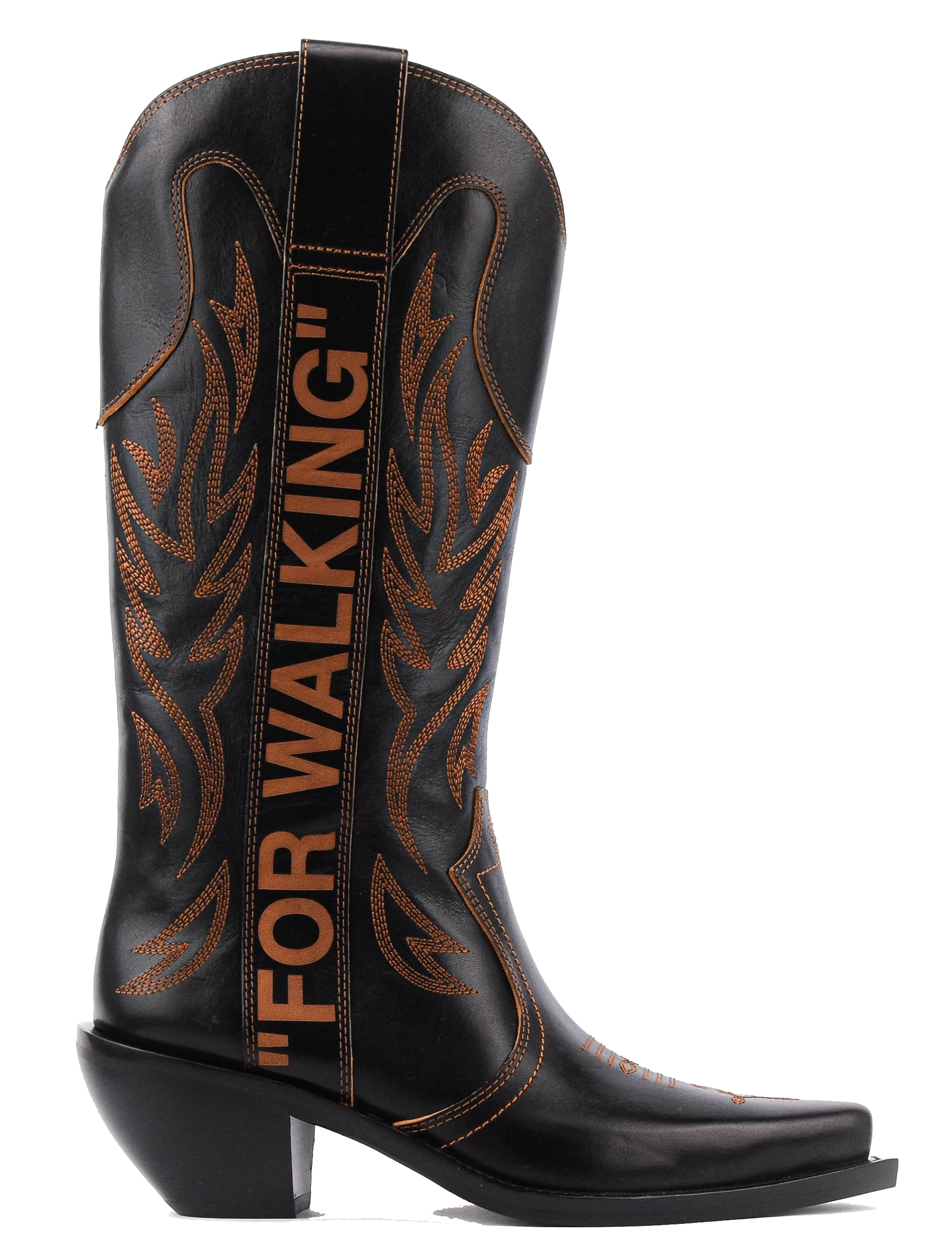 OFF WHITE FOR WALKING WESTERN BLACK TAN