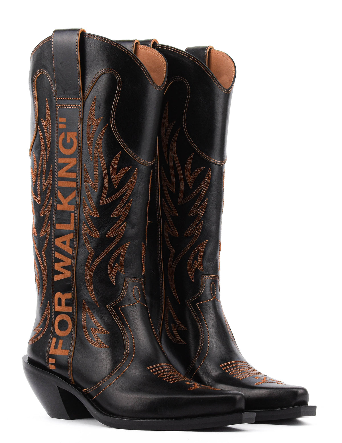 OFF WHITE FOR WALKING WESTERN BLACK TAN