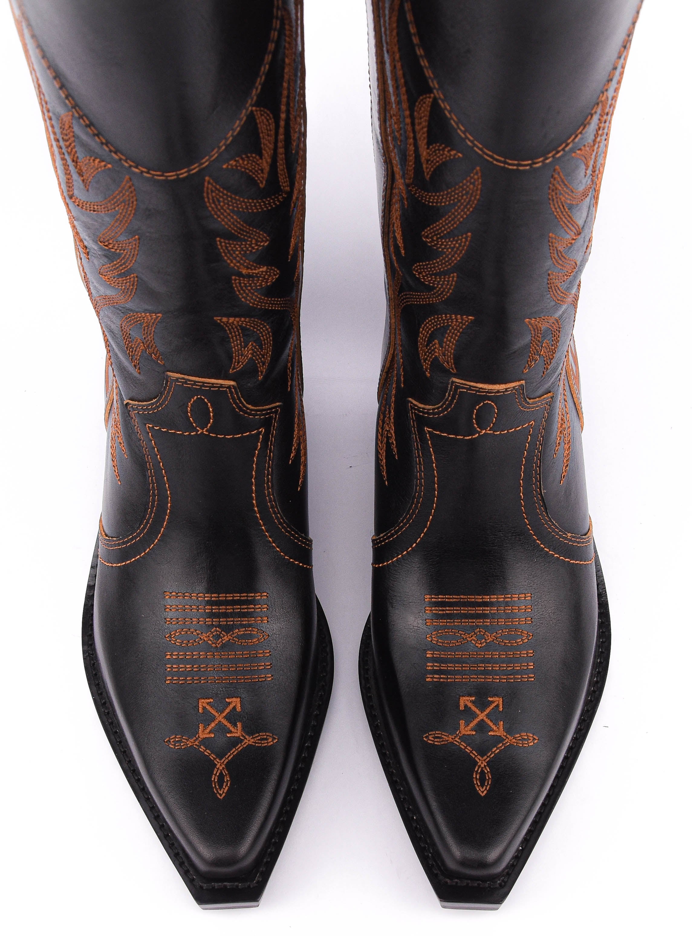 OFF WHITE FOR WALKING WESTERN BLACK TAN
