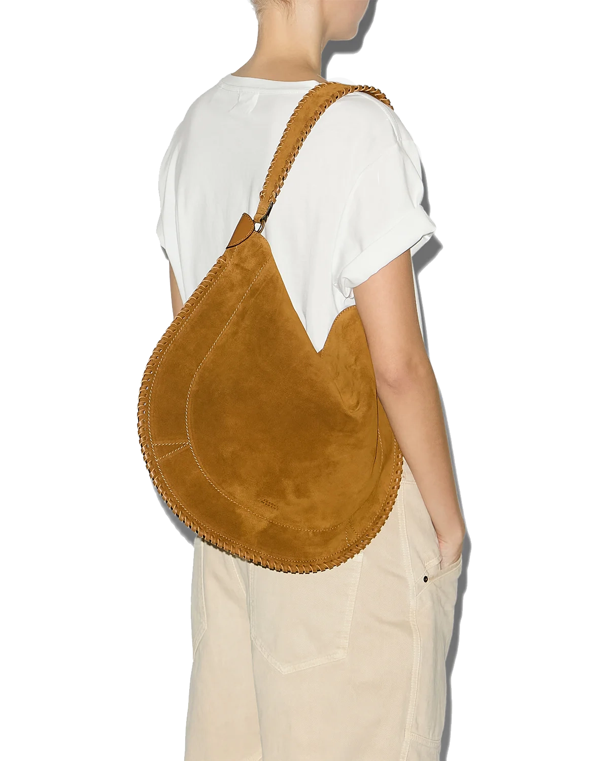 ISABEL MARANT OSKAN HOBO SOFT COGNAC