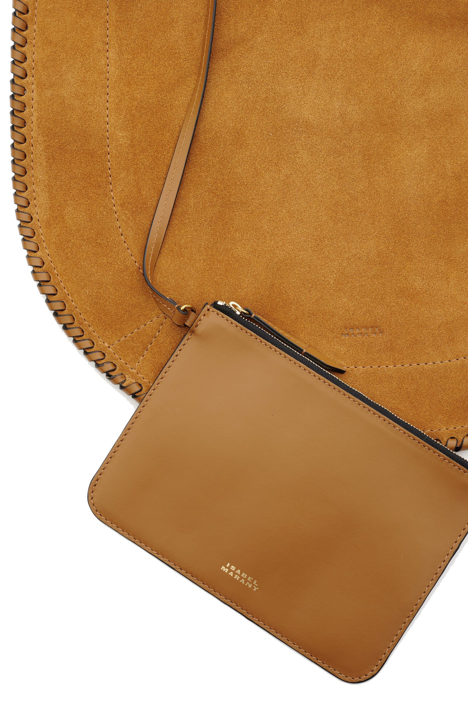 ISABEL MARANT OSKAN HOBO SOFT COGNAC