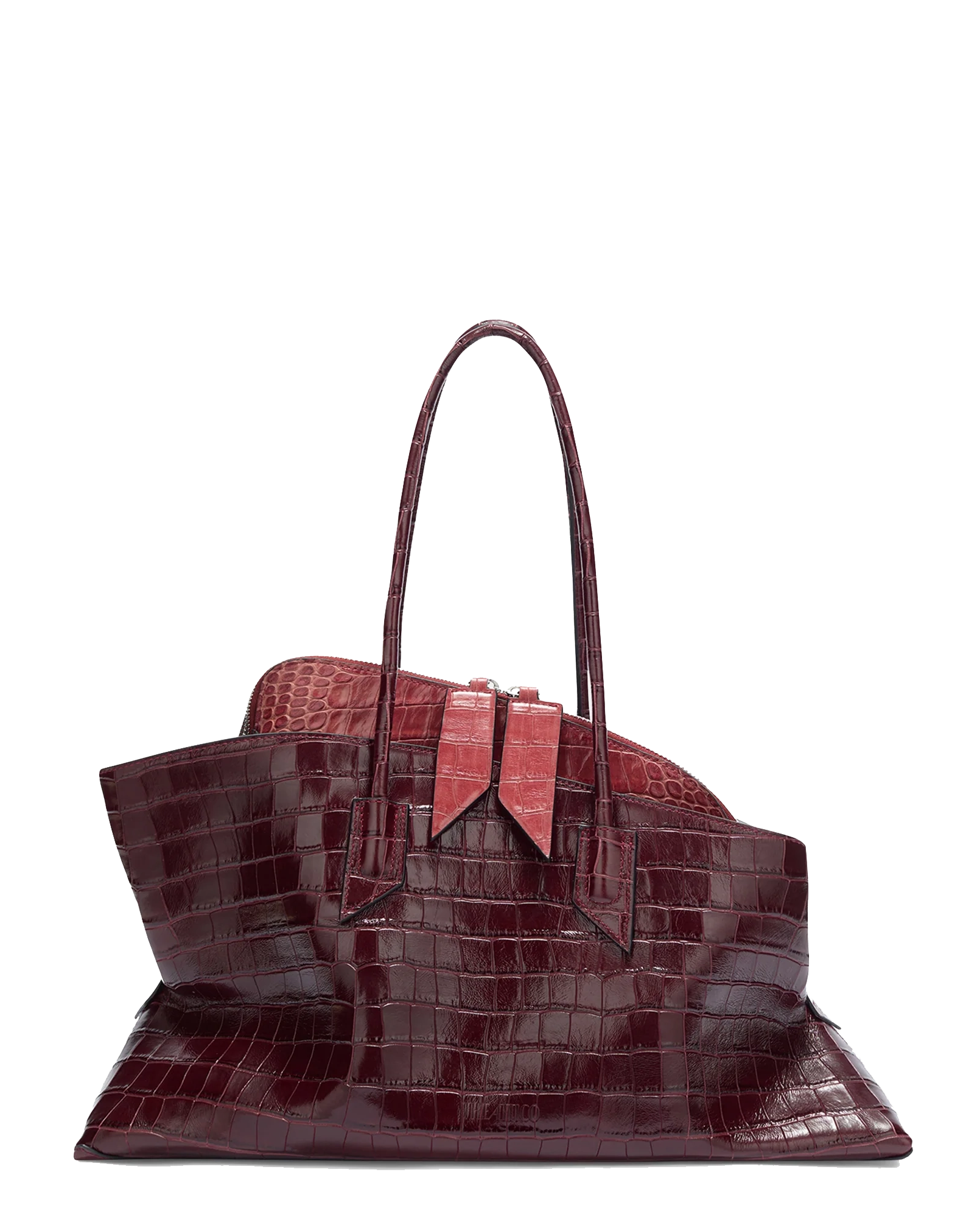 THE ATTICO LE PASSEGGIATA MEDIUM FADED BORDO