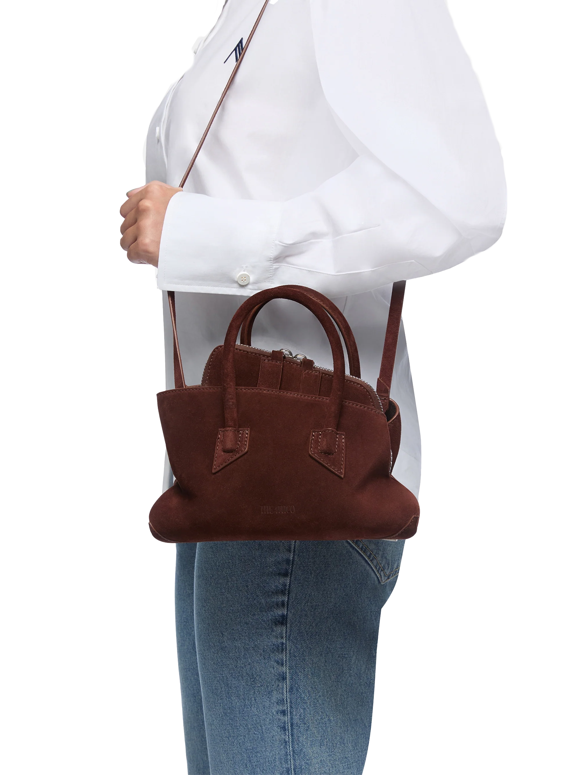 THE ATTICO LE PASSEGGIATA MINI LIGHT CHOCO