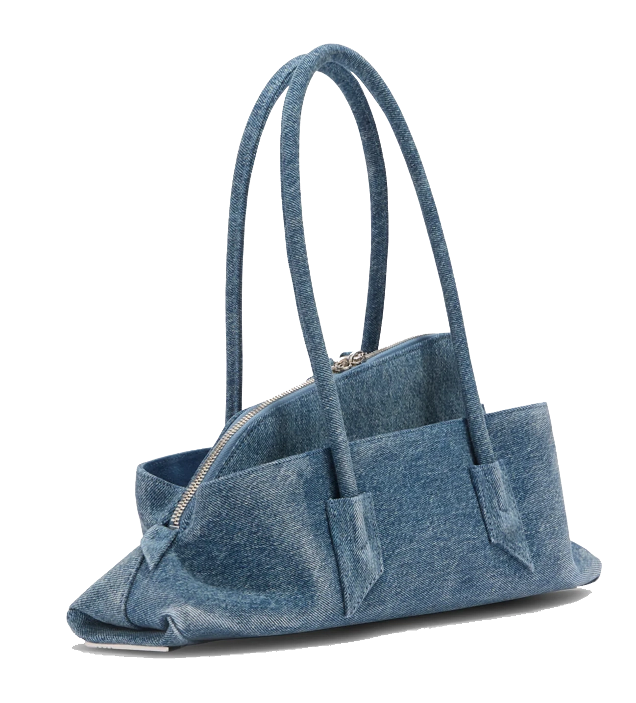 THE ATTICO LE PASSEGGIATA SMALL DENIM WASHED