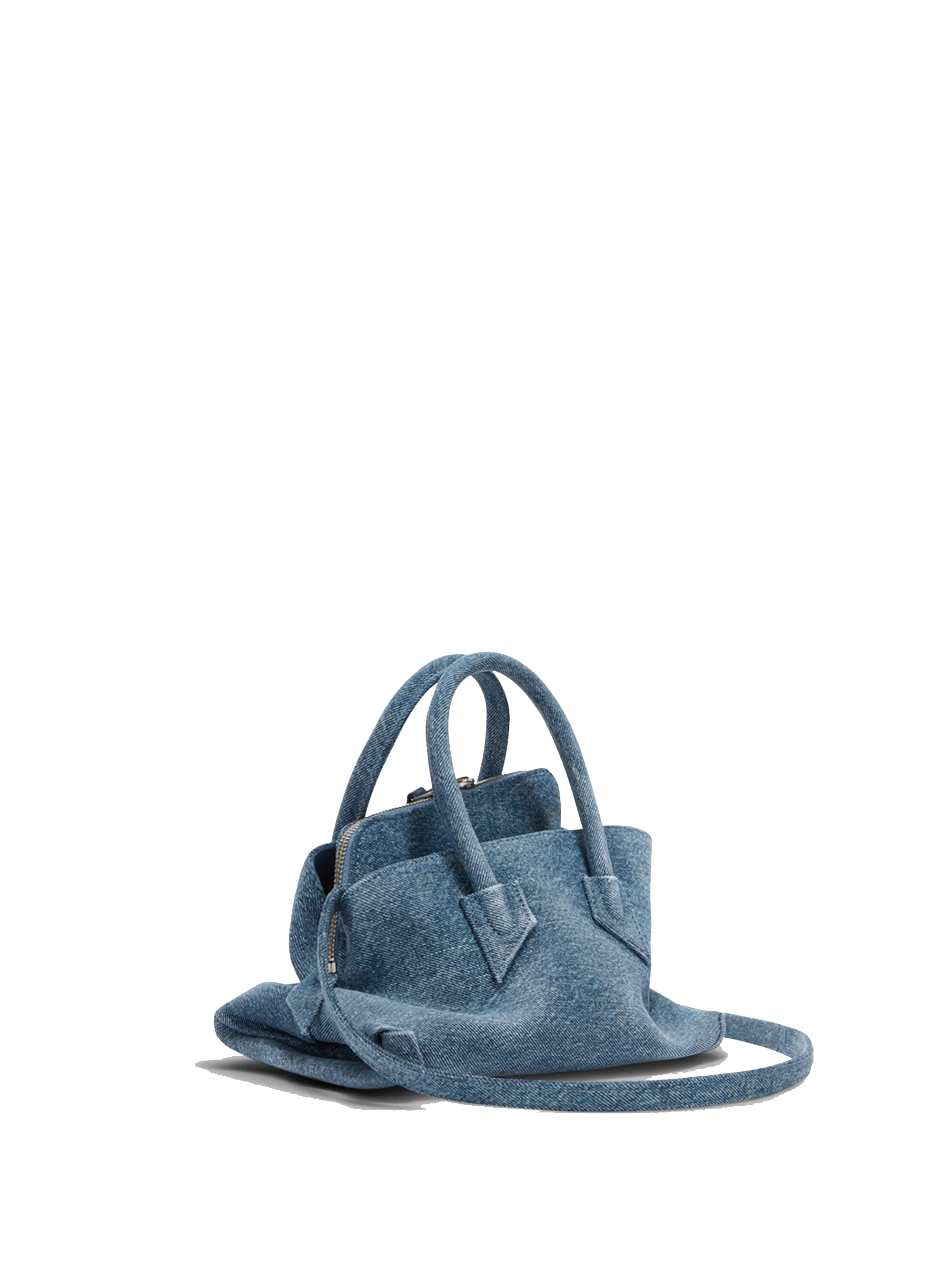 THE ATTICO LE PASSEGGIATA MINI DENIM WASHED