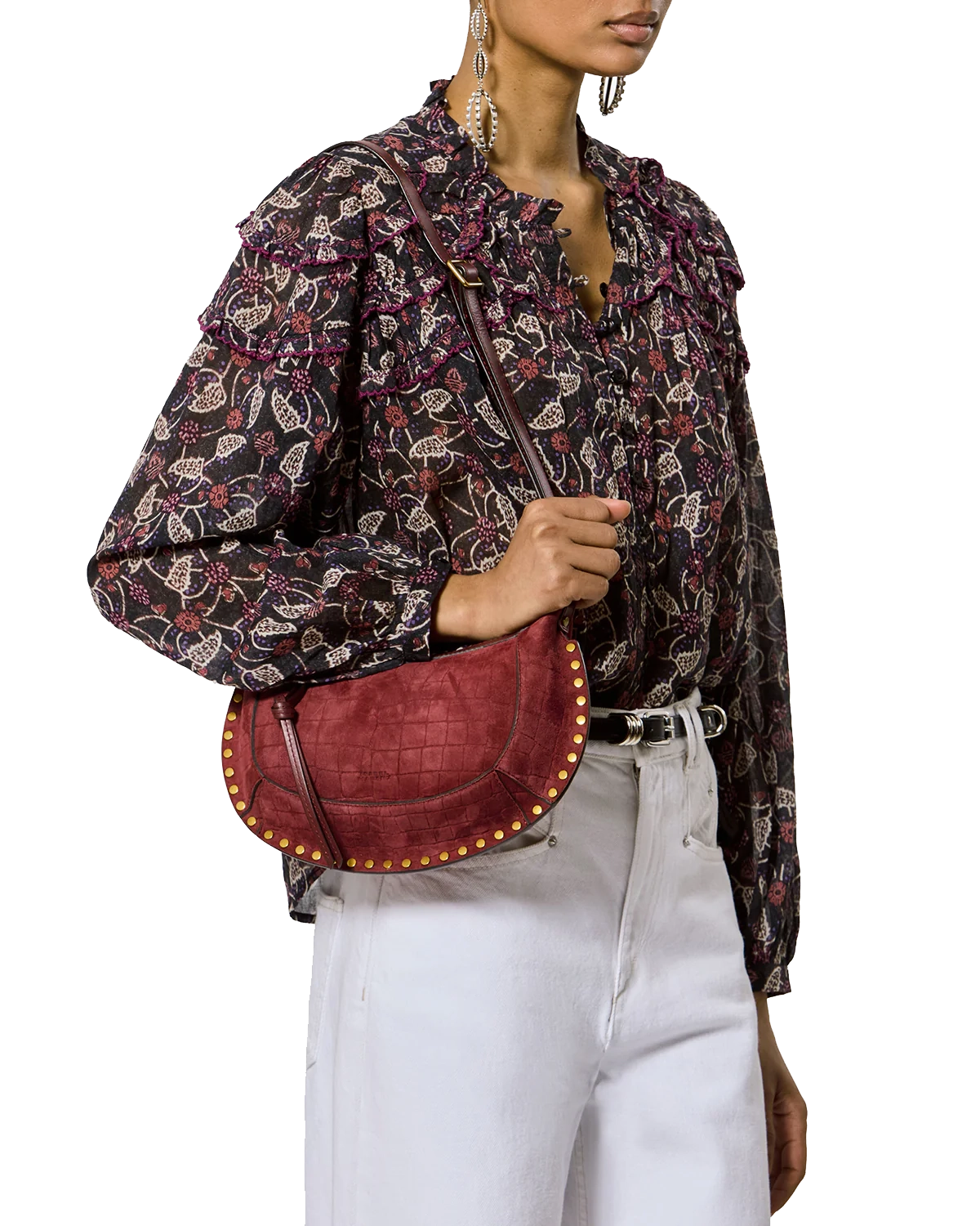 ISABEL MARANT OSKAN MOON CHERRY CROC