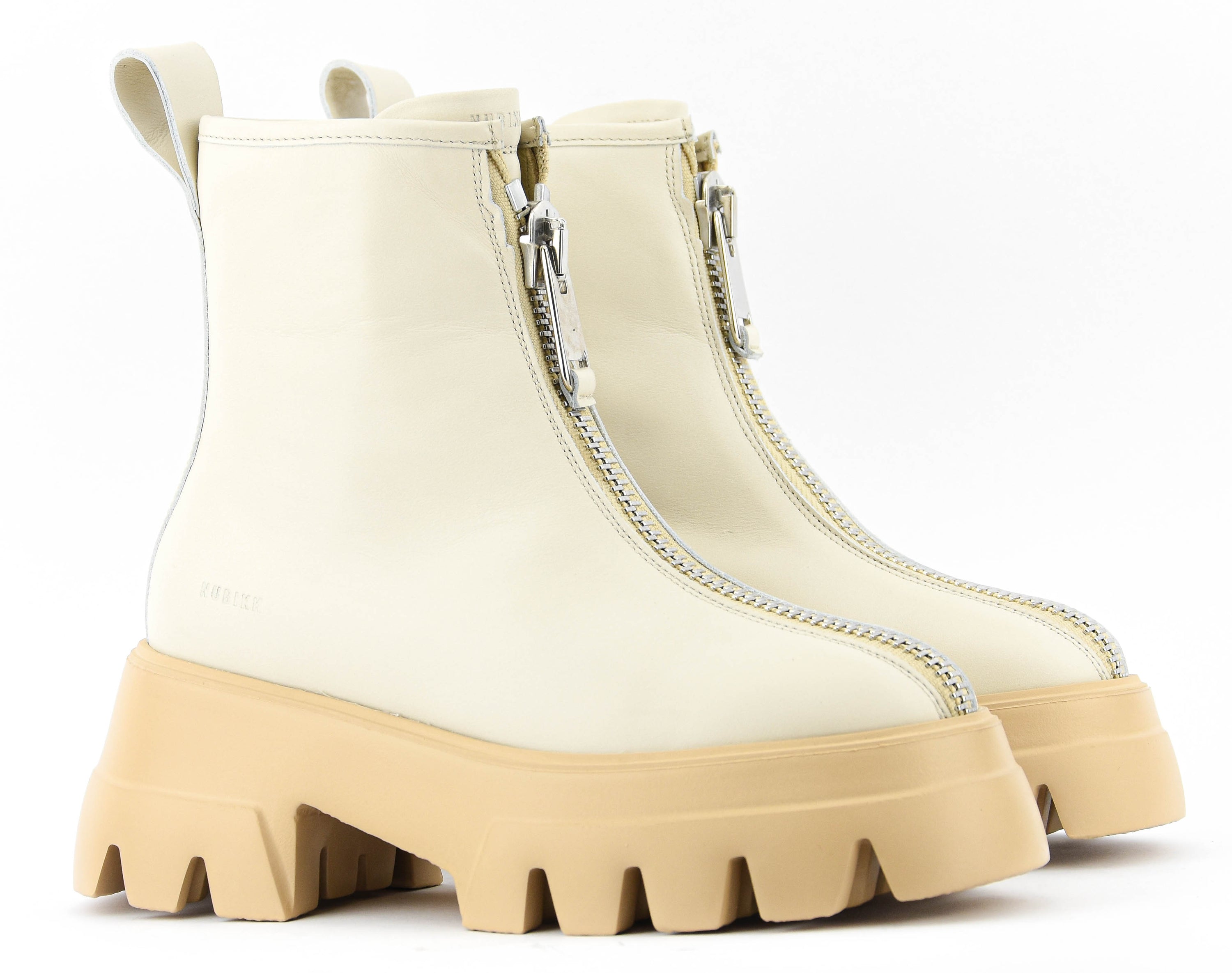 NUBIKK X PHILOU BIG ZIP BOOT ICE COFFEE