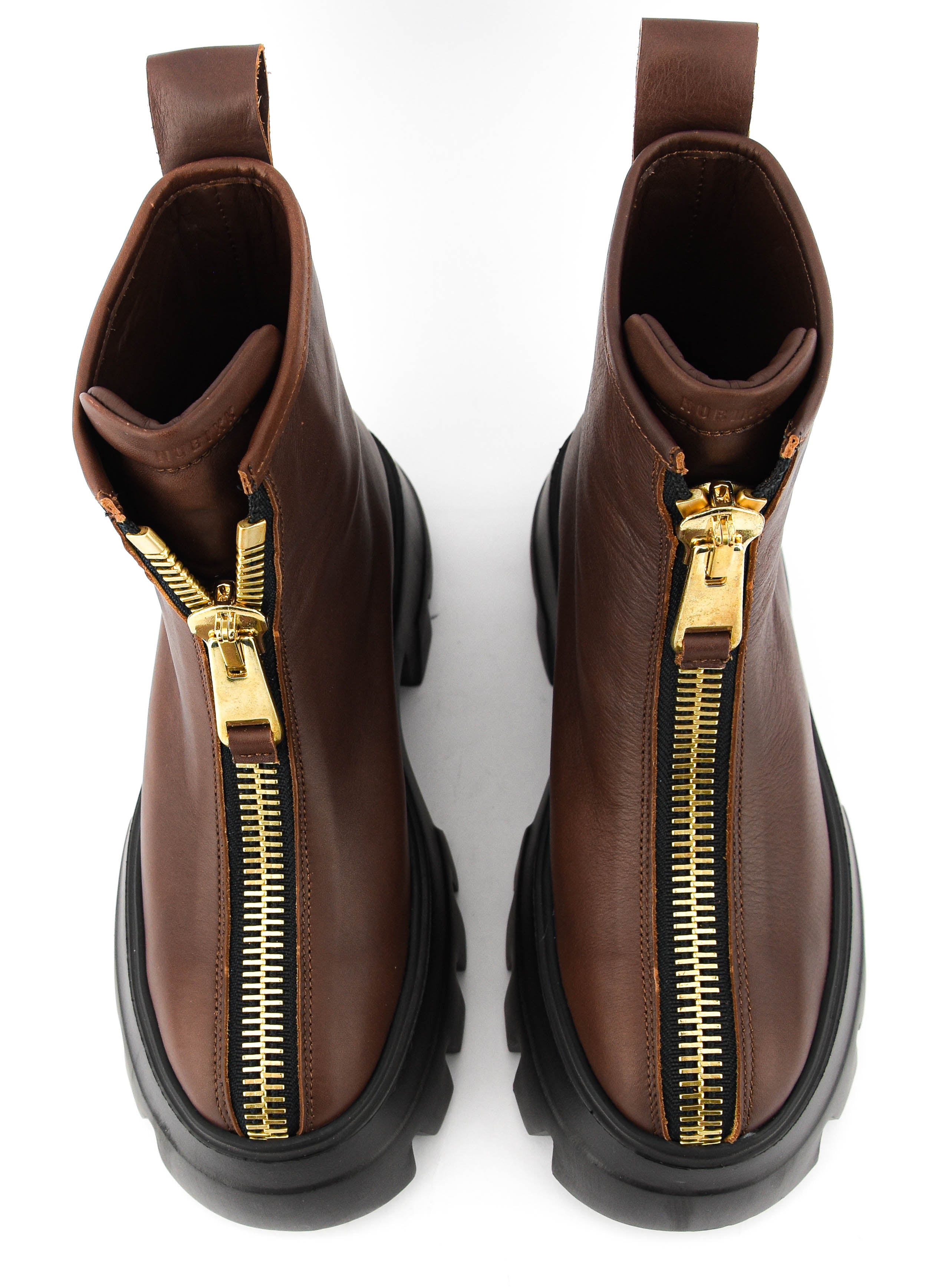 NUBIKK X PHILOU BIG ZIP BOOT BROWN