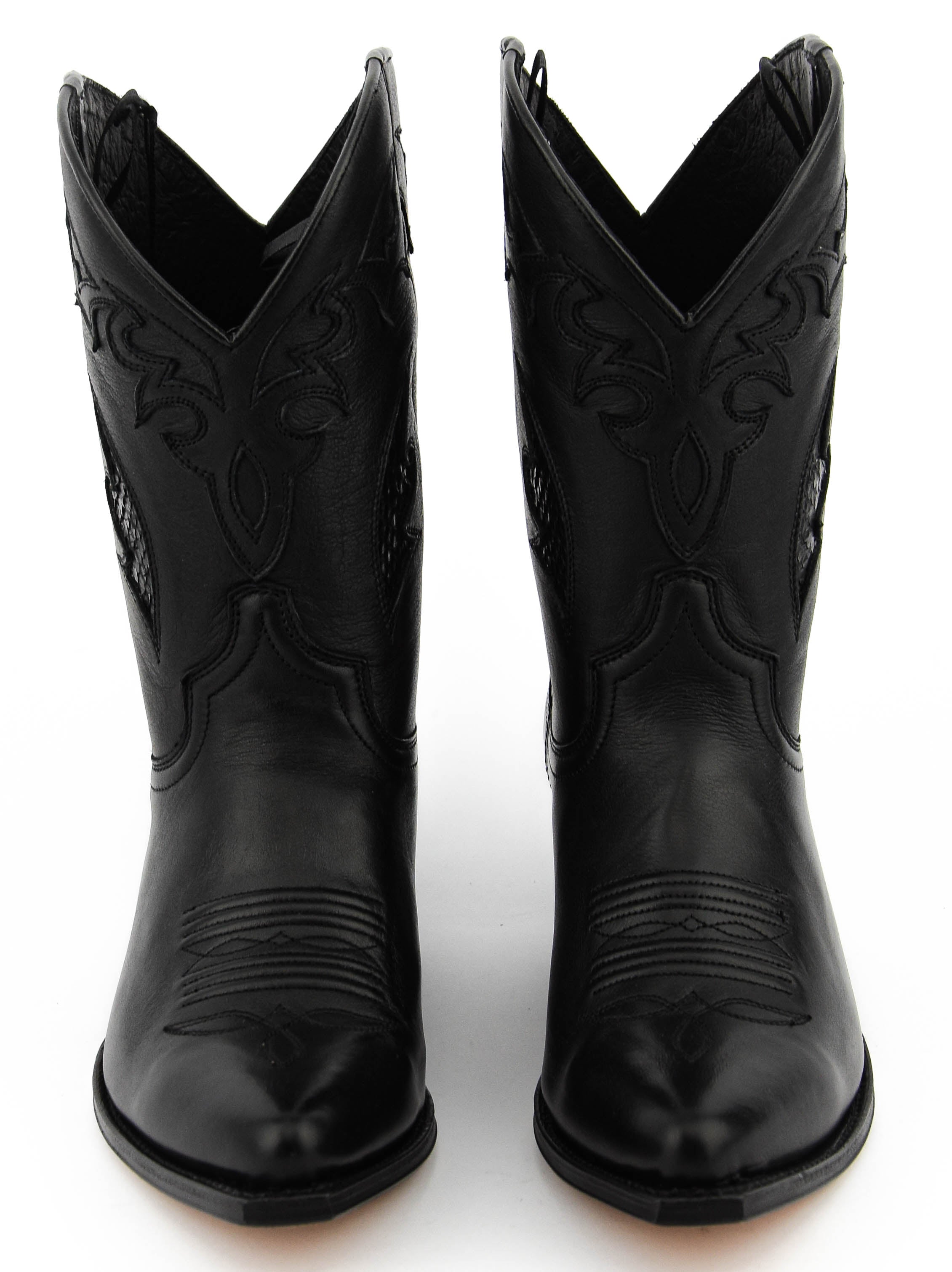 PAUL WARMER BESPOKE WESTERN BOOT BLACK