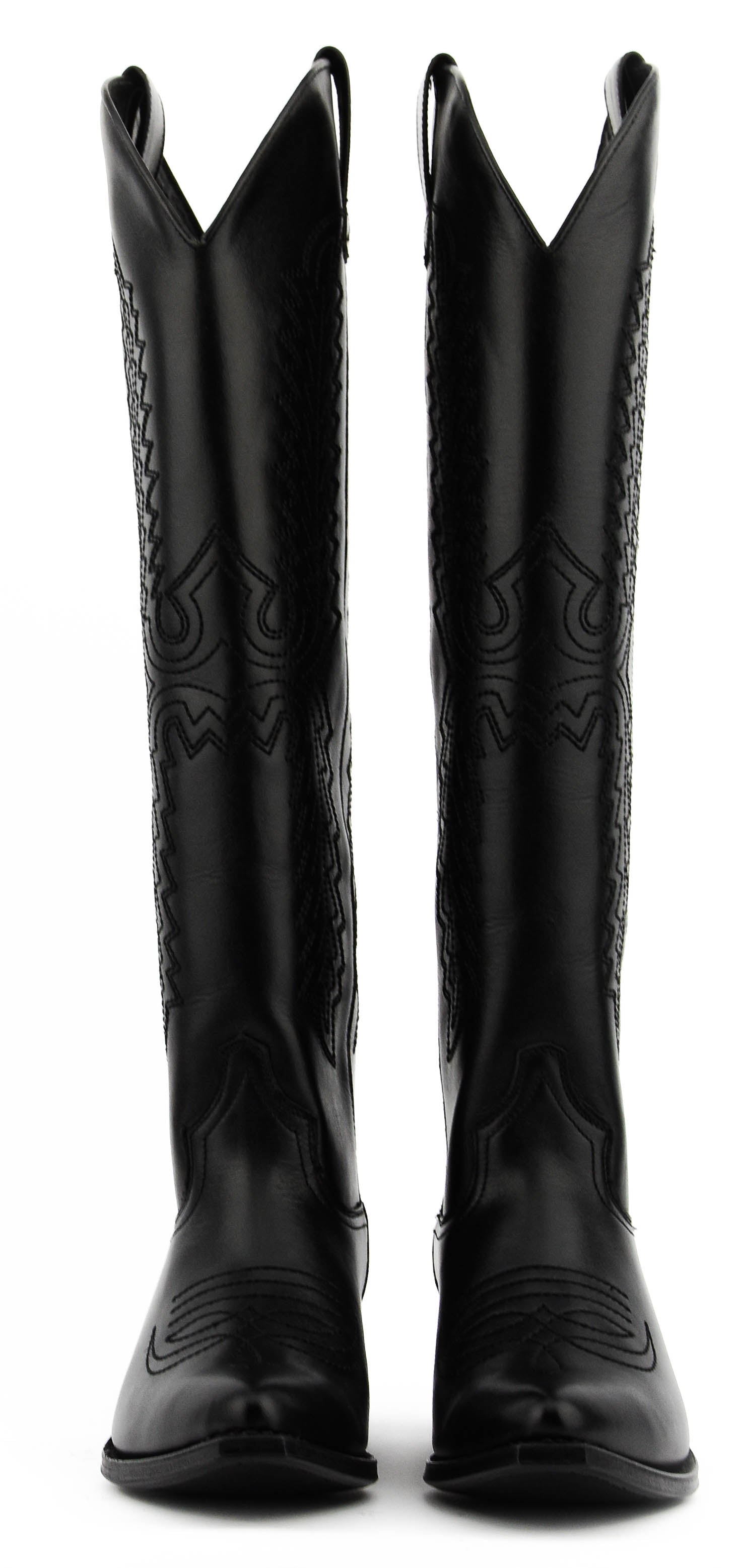 PAUL WARMER ICONIC WESTERN BOOT BLACK - Main Image