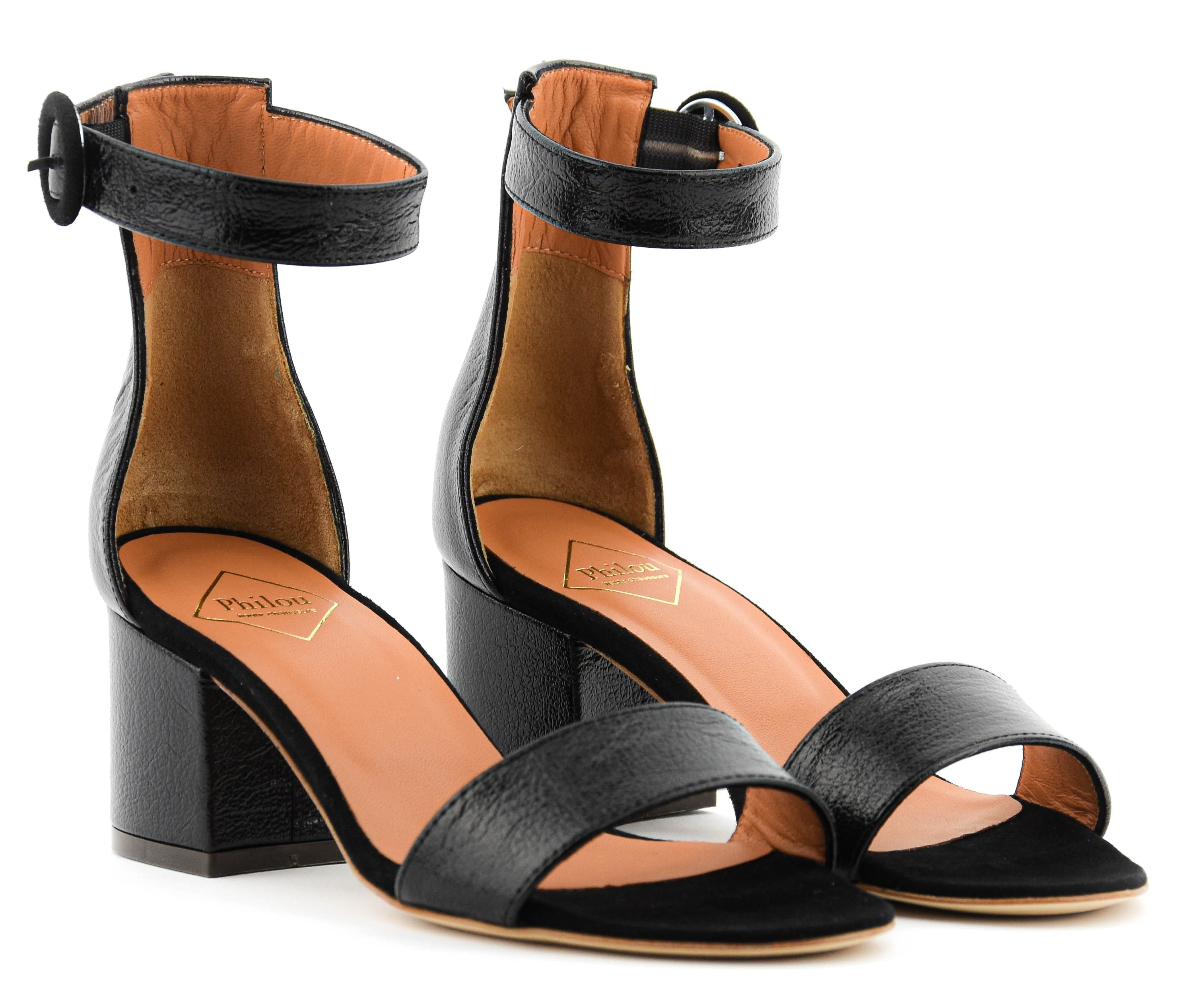 PHILOU COMO 50 SANDAL NERO