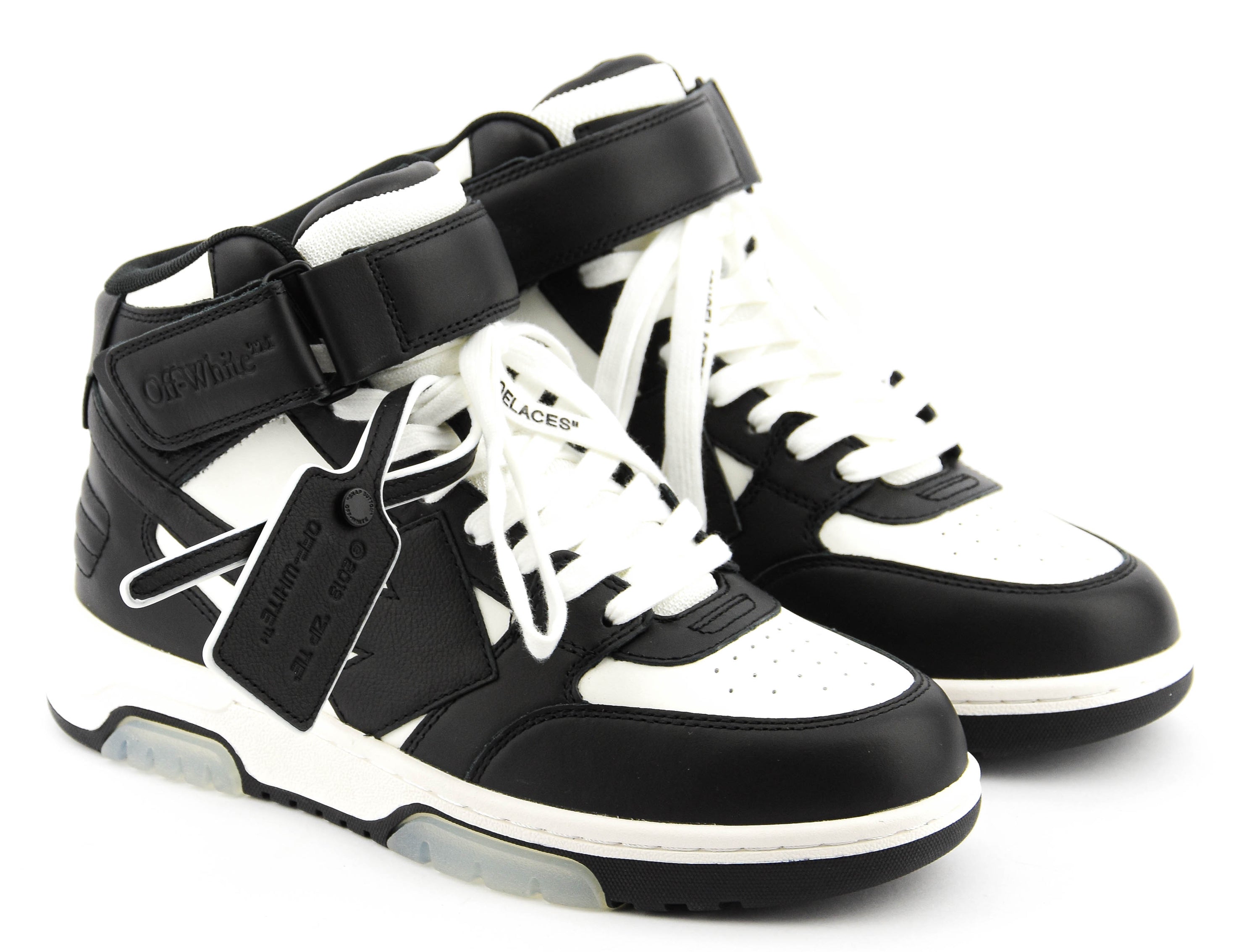 OFF WHITE OUT OF OFFICE MIDTOP BLACK WHITE