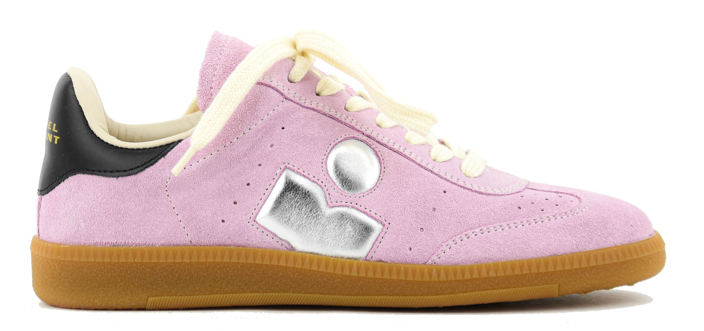 ISABEL MARANT BRYCE SNEAKER PINK SILVER