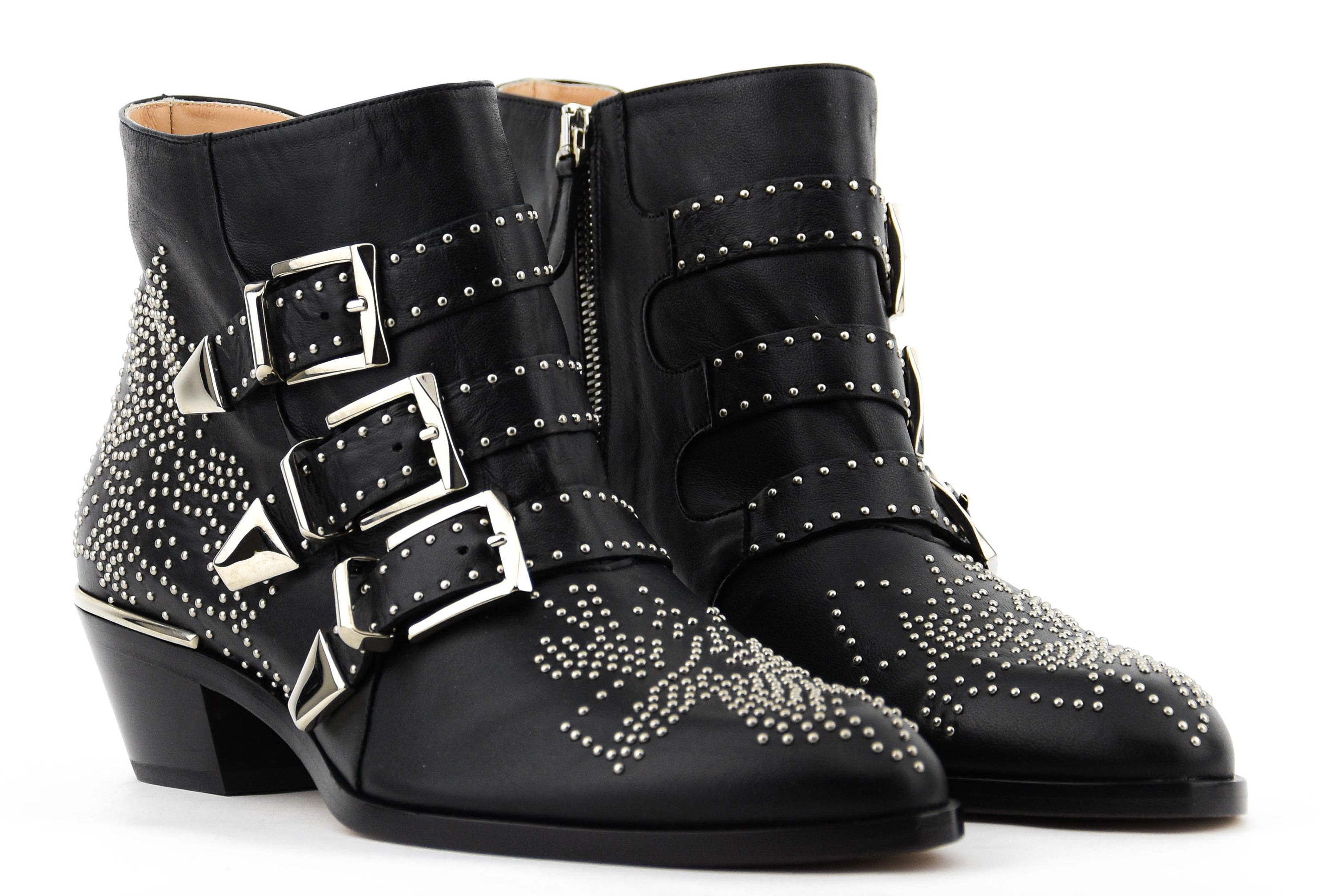 CHLOE SUSANNA BOOT BLACK SILVER