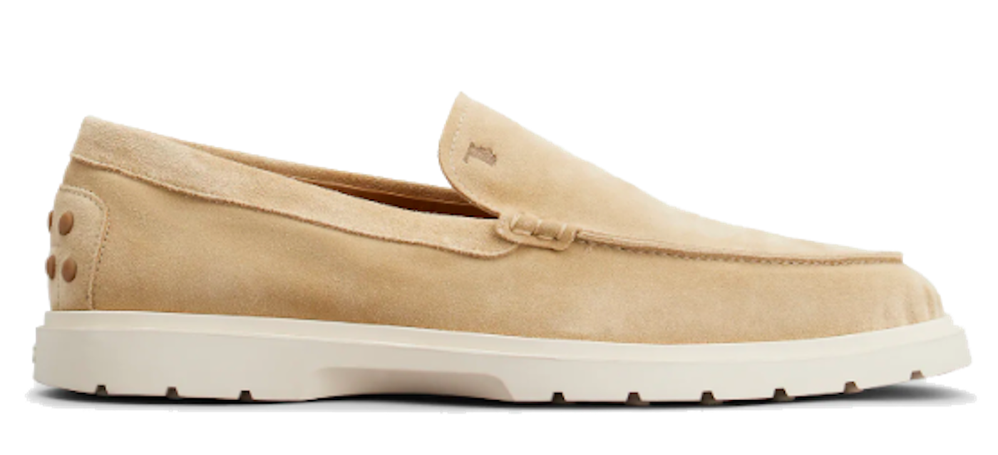 TOD'S LOAFER SAND SUEDE