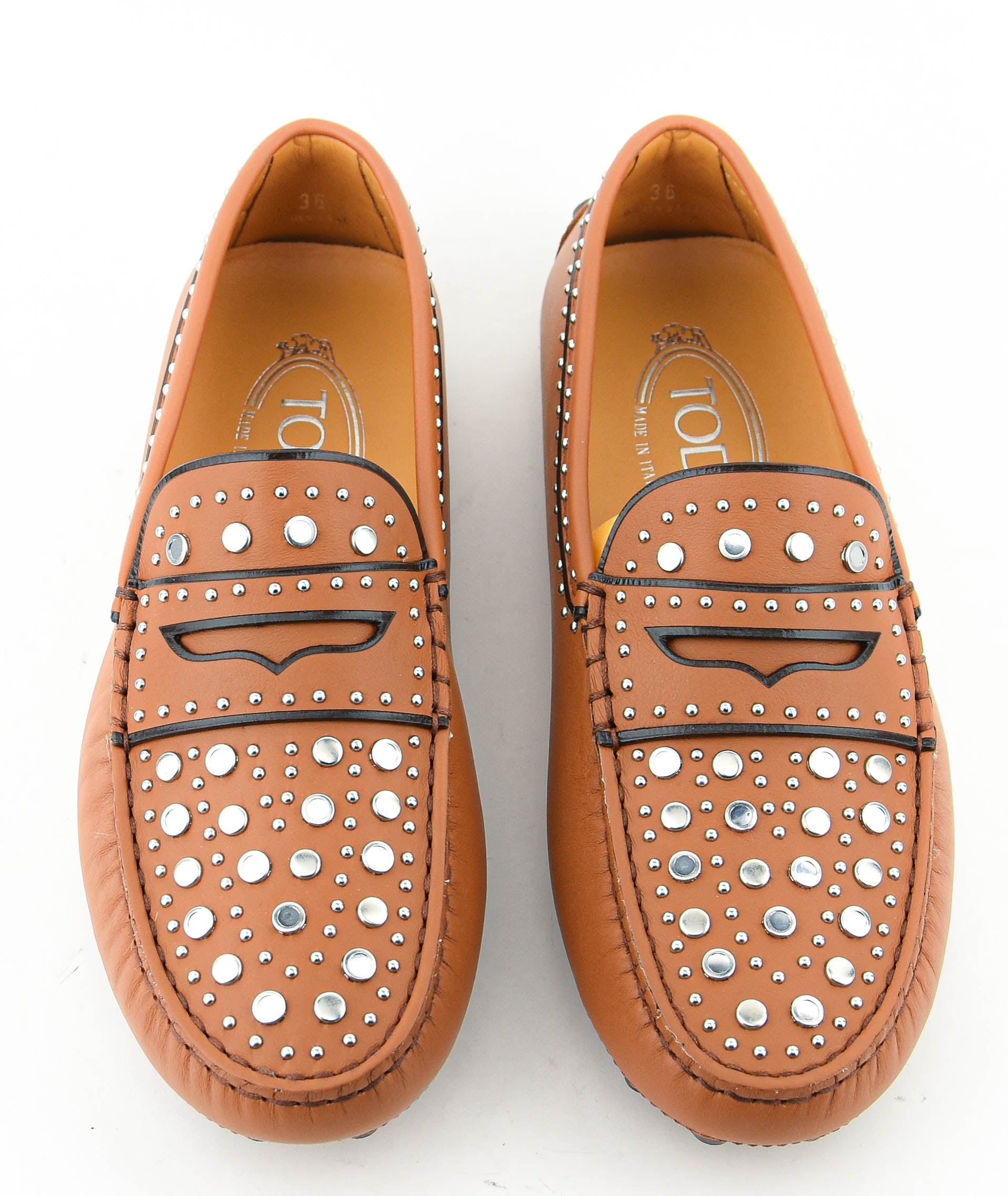 TODS STUDDED GOMMINO CUOIO
