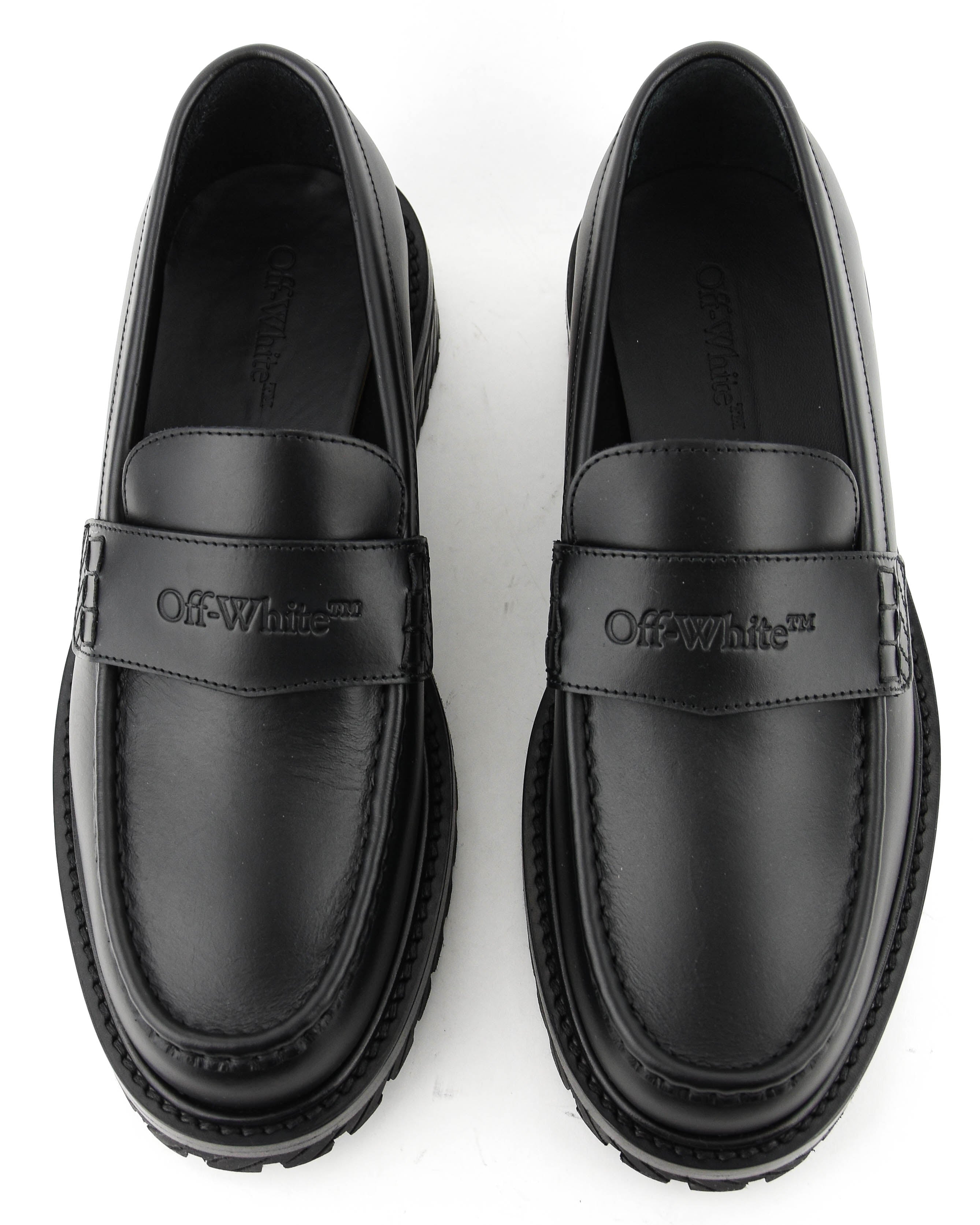 OFF WHITE MILITARY LOAFER BLACK