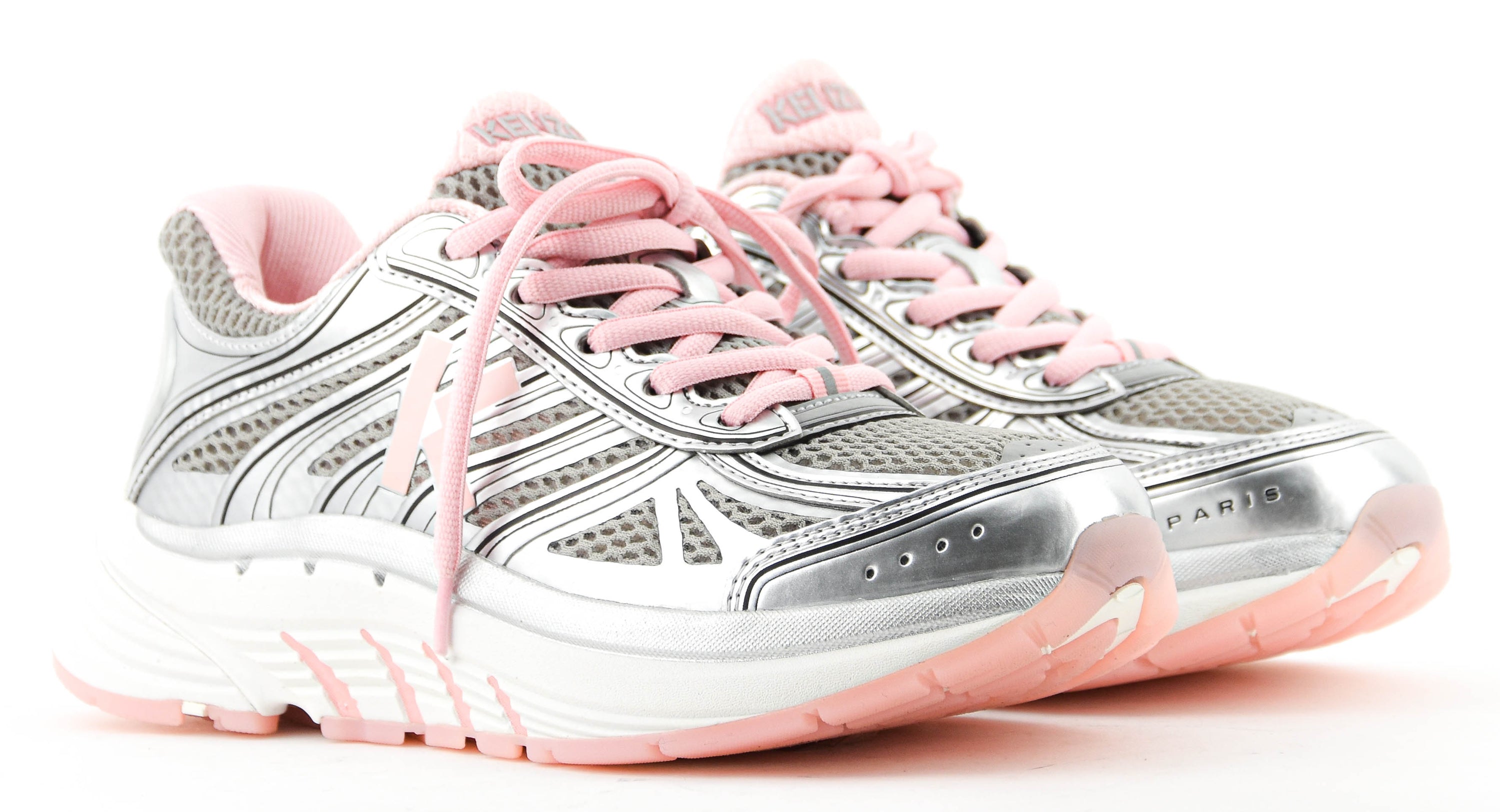 KENZO PACE TRAINER PINK/SILVER