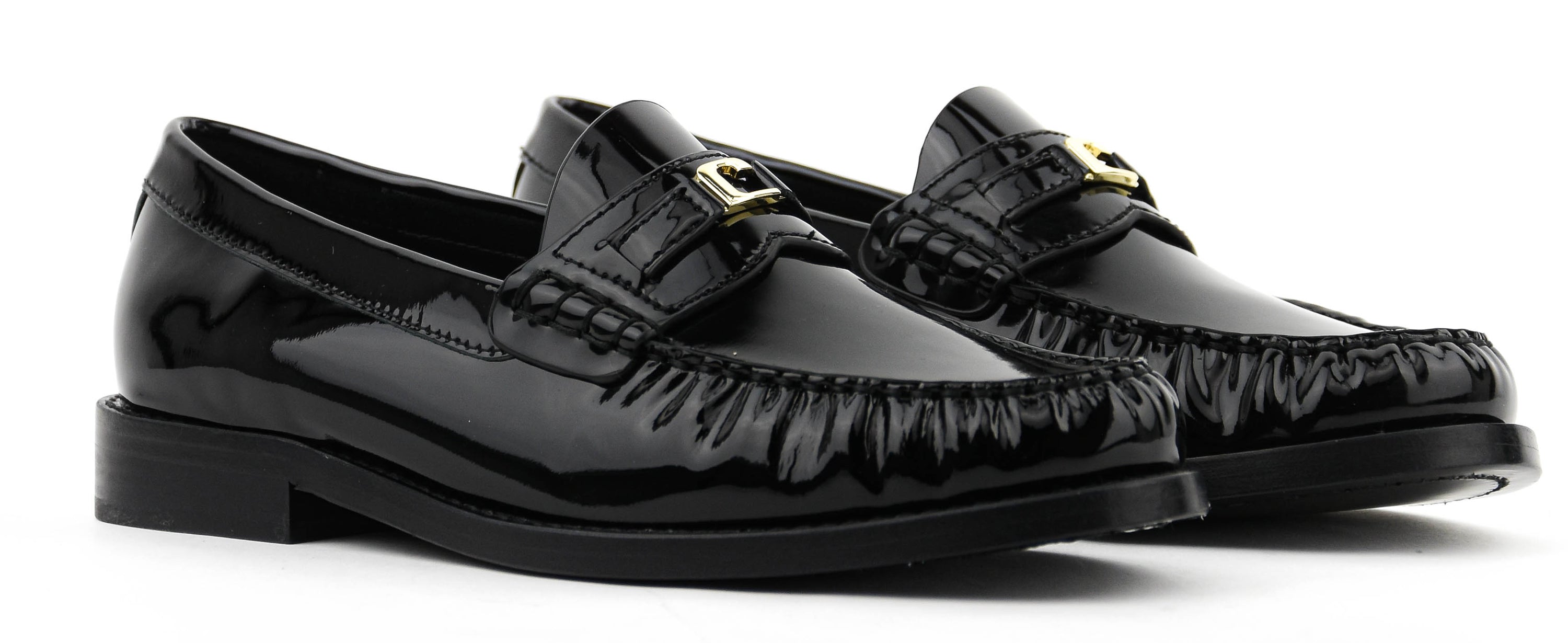 LOLA CRUZ X PAUL WARMER LOUISE LOAFER BLACK