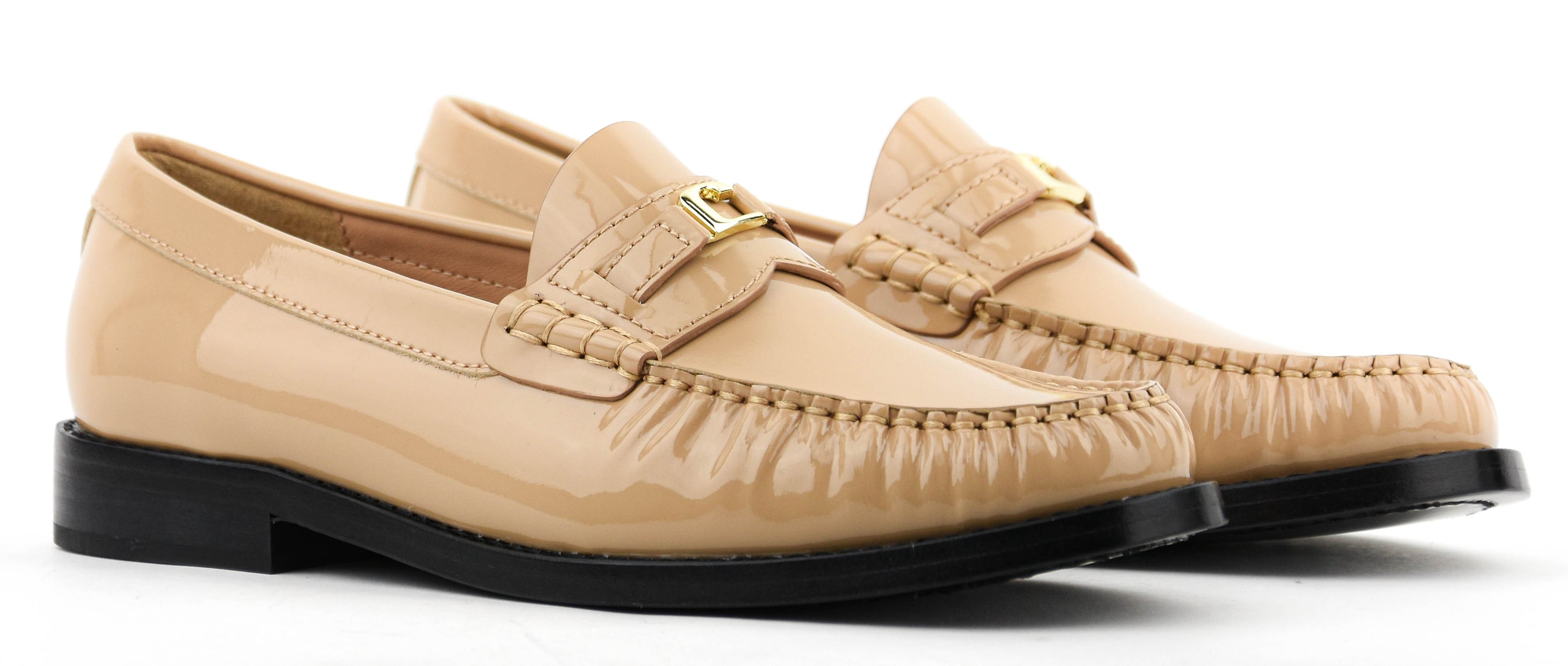 LOLA CRUZ X PAUL WARMER LOUISE LOAFER NUDE