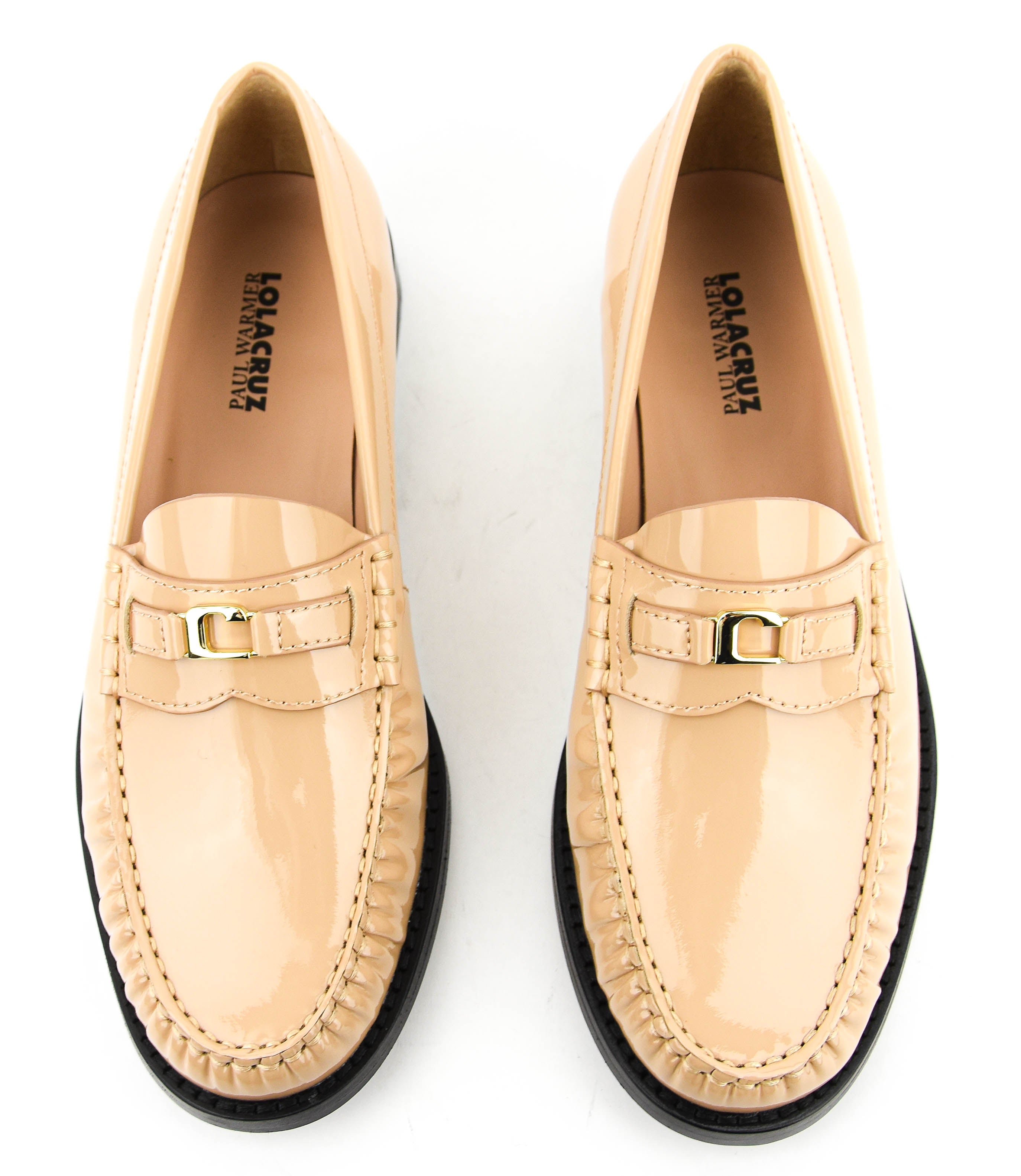 LOLA CRUZ X PAUL WARMER LOUISE LOAFER NUDE