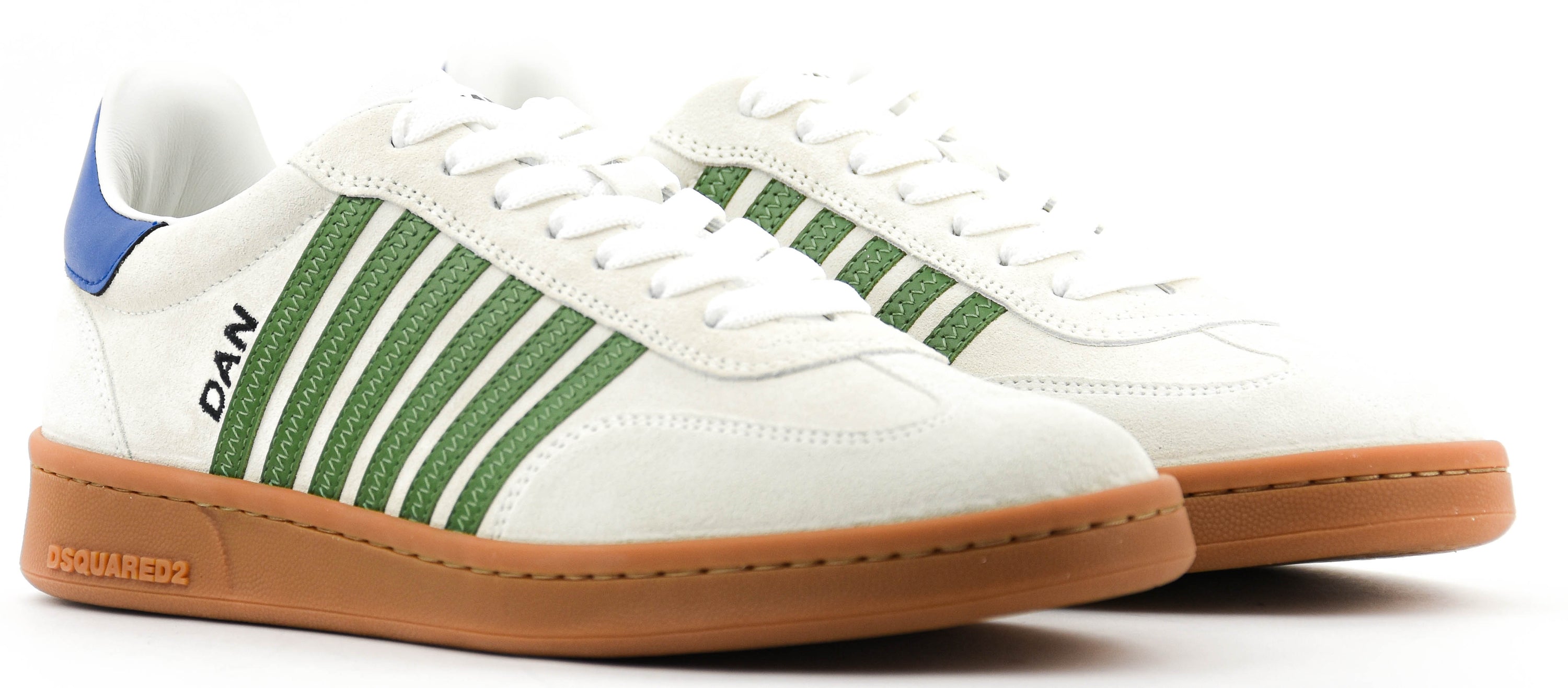 DSQUARED2 BOXER SNEAKER WHITE GREEN